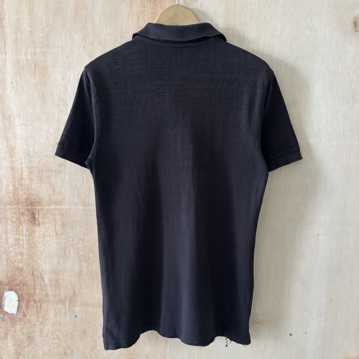 Emporio Armani Vintage Emporio Armani Printed Logo Polo Shirts Size US S / EU 44-46 / 1 - 7 Thumbnail