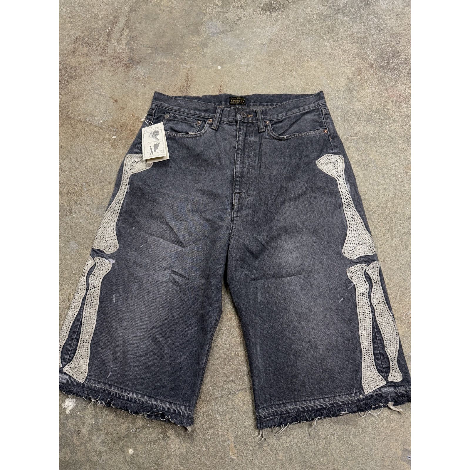 Kapital Kapital Bone Shorts Grey New 32 With Tags Size US 32 / EU 48 - 1 Thumbnail