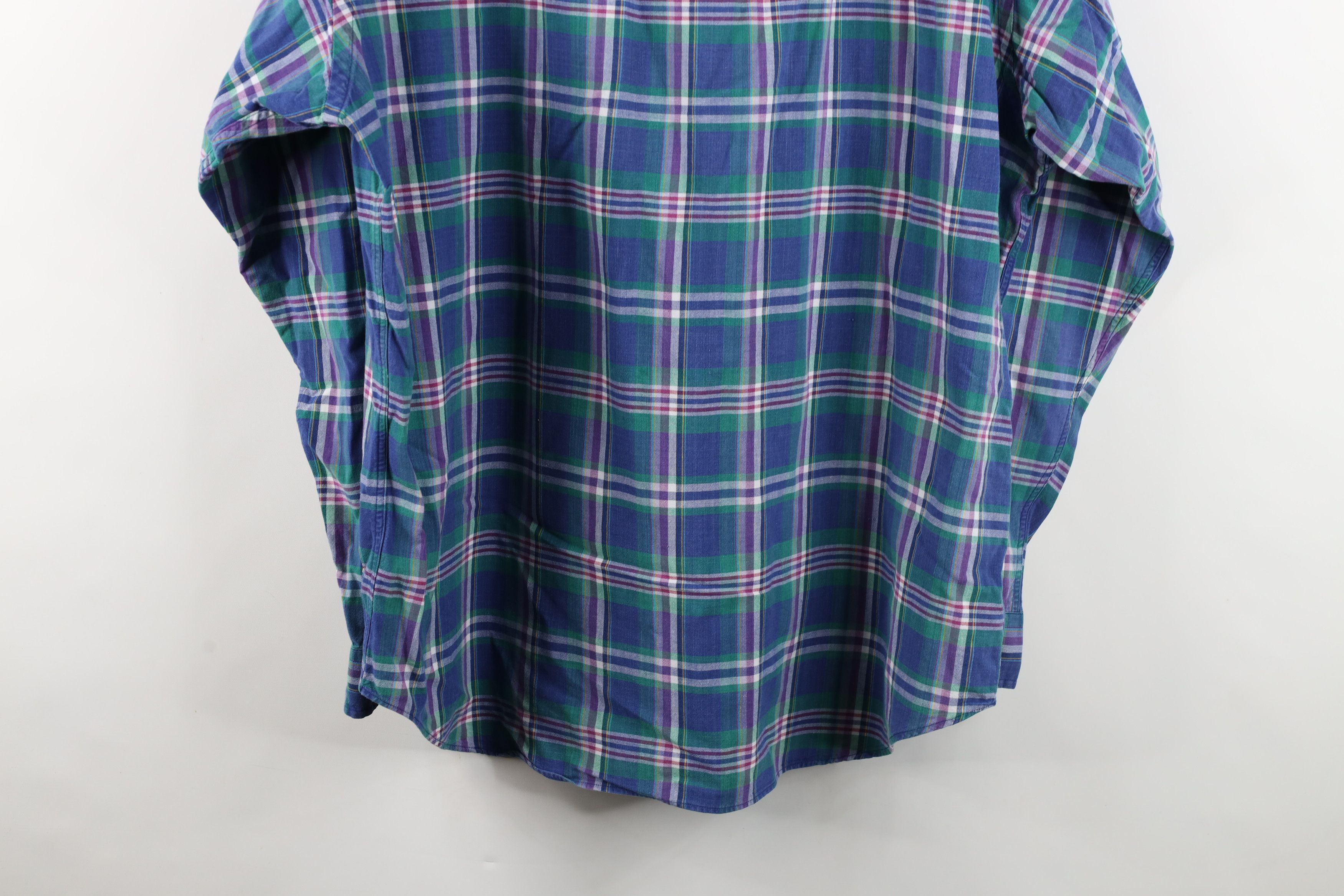 Ralph Lauren Vintage 90s Ralph Lauren Plaid Collared Button Down Shirt Size US XL / EU 56 / 4 - 14 Thumbnail