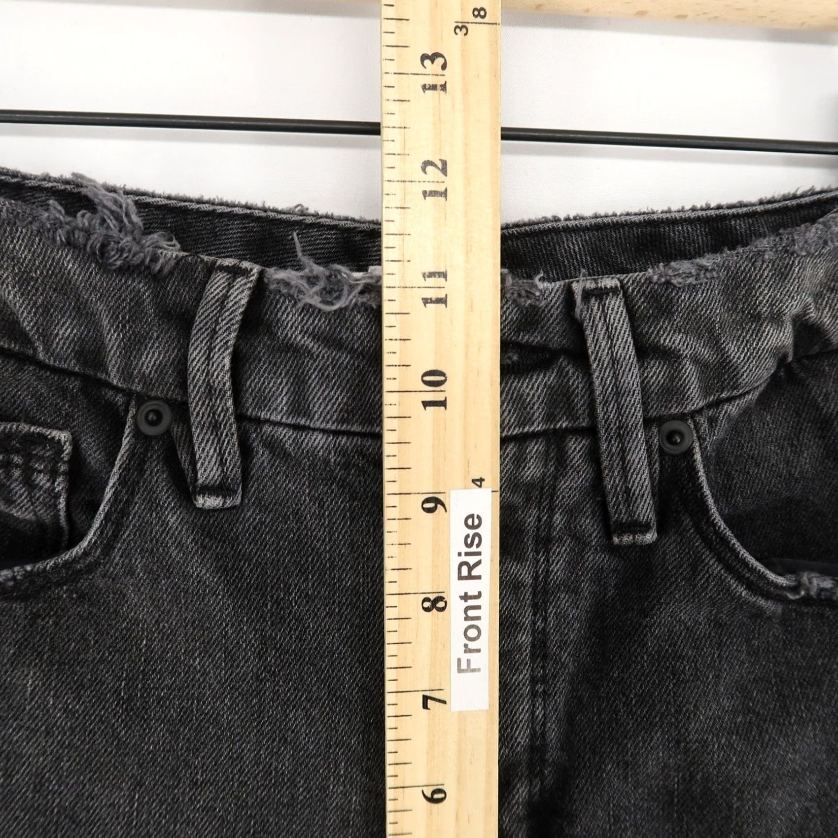 Good American Good American Good Heritage Jeans Womens 4/27 Black Icon Straight Leg High Rise Size 27" / US 4 / IT 40 - 6 Thumbnail