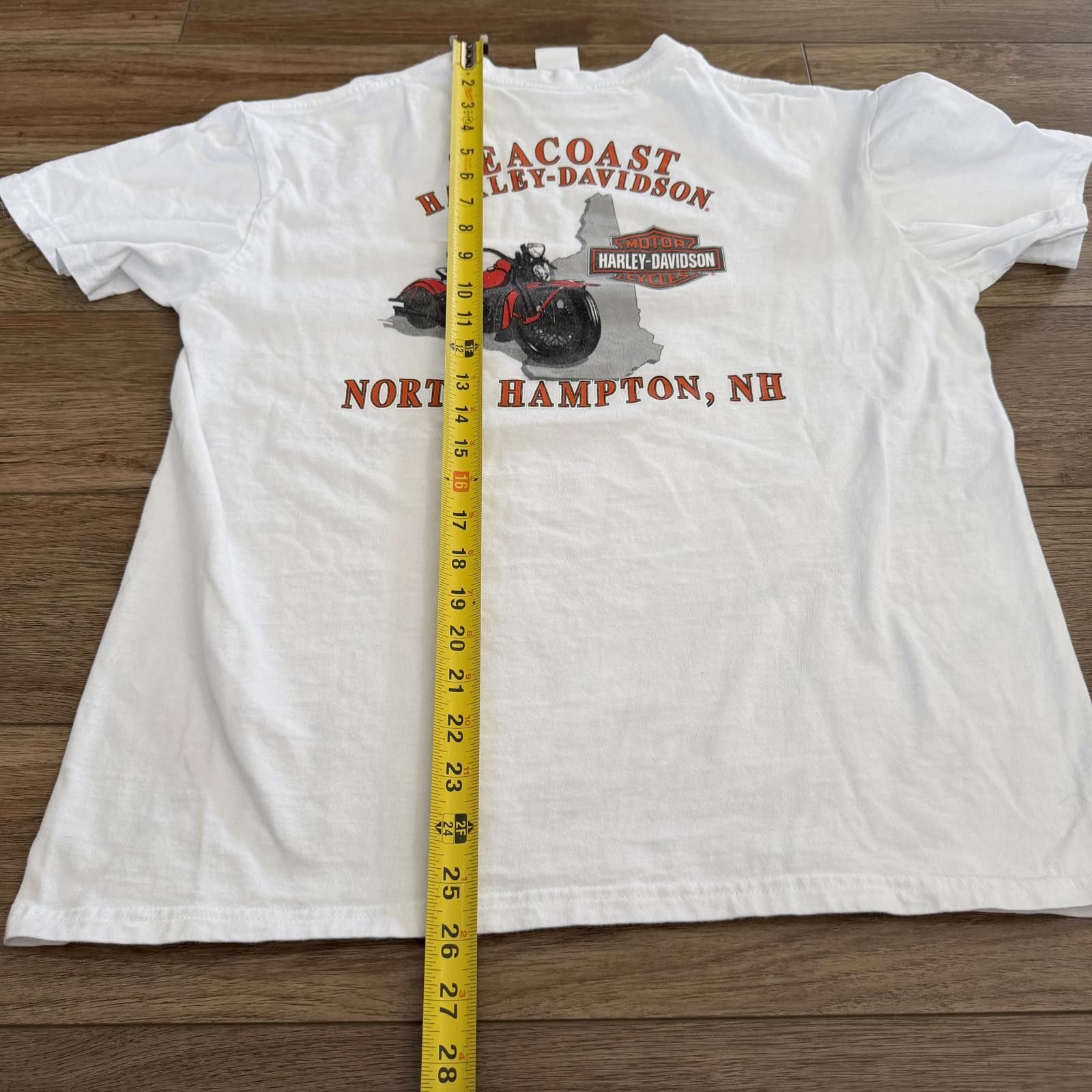 Harley Davidson Harley Davidson North Hampton New Hampshire Biker Shirt Size L / US 10 / IT 46 - 8 Thumbnail