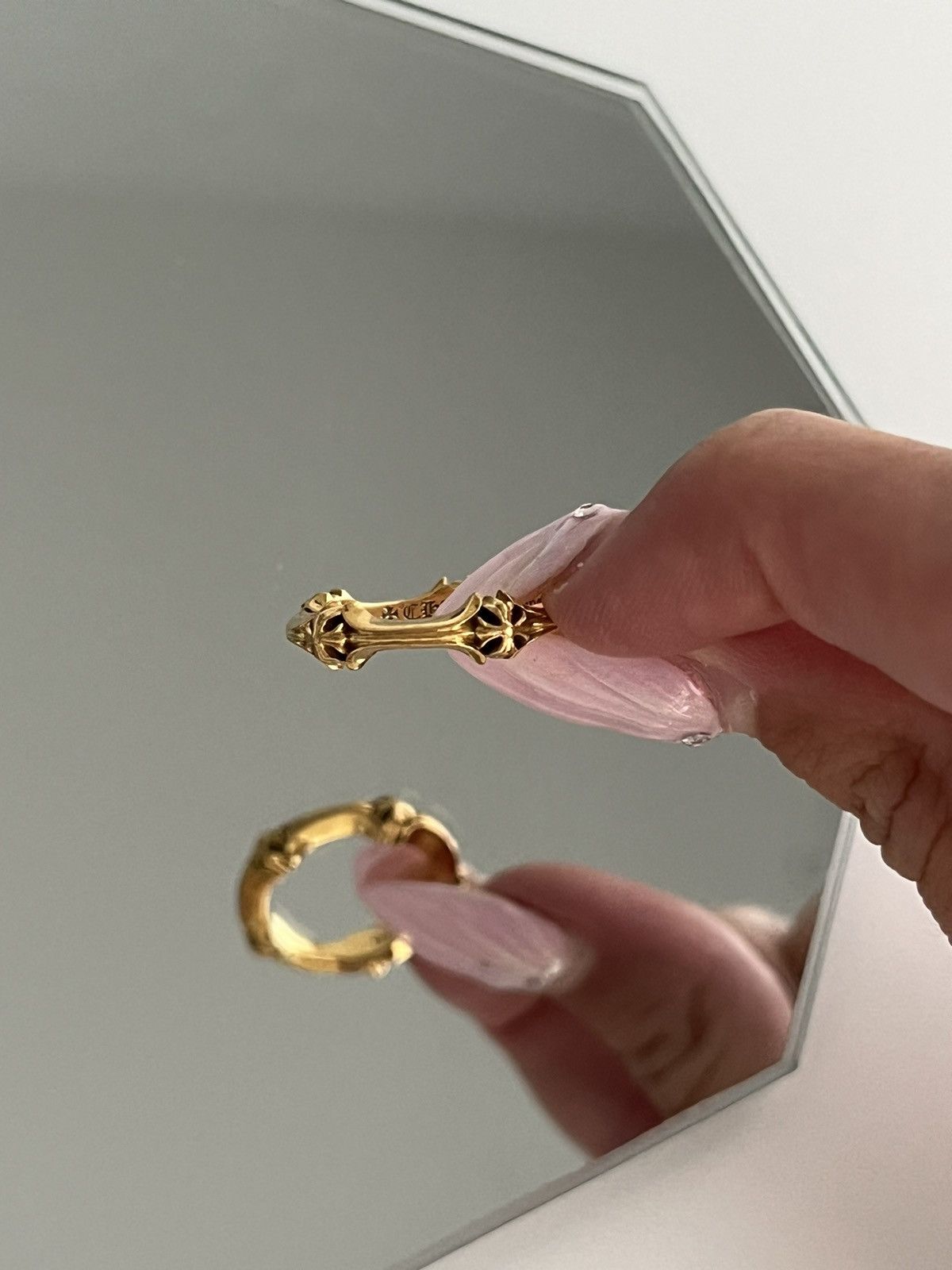 Chrome Hearts 22k Gold Chrome Hearts Ring Size ONE SIZE - 1 Thumbnail