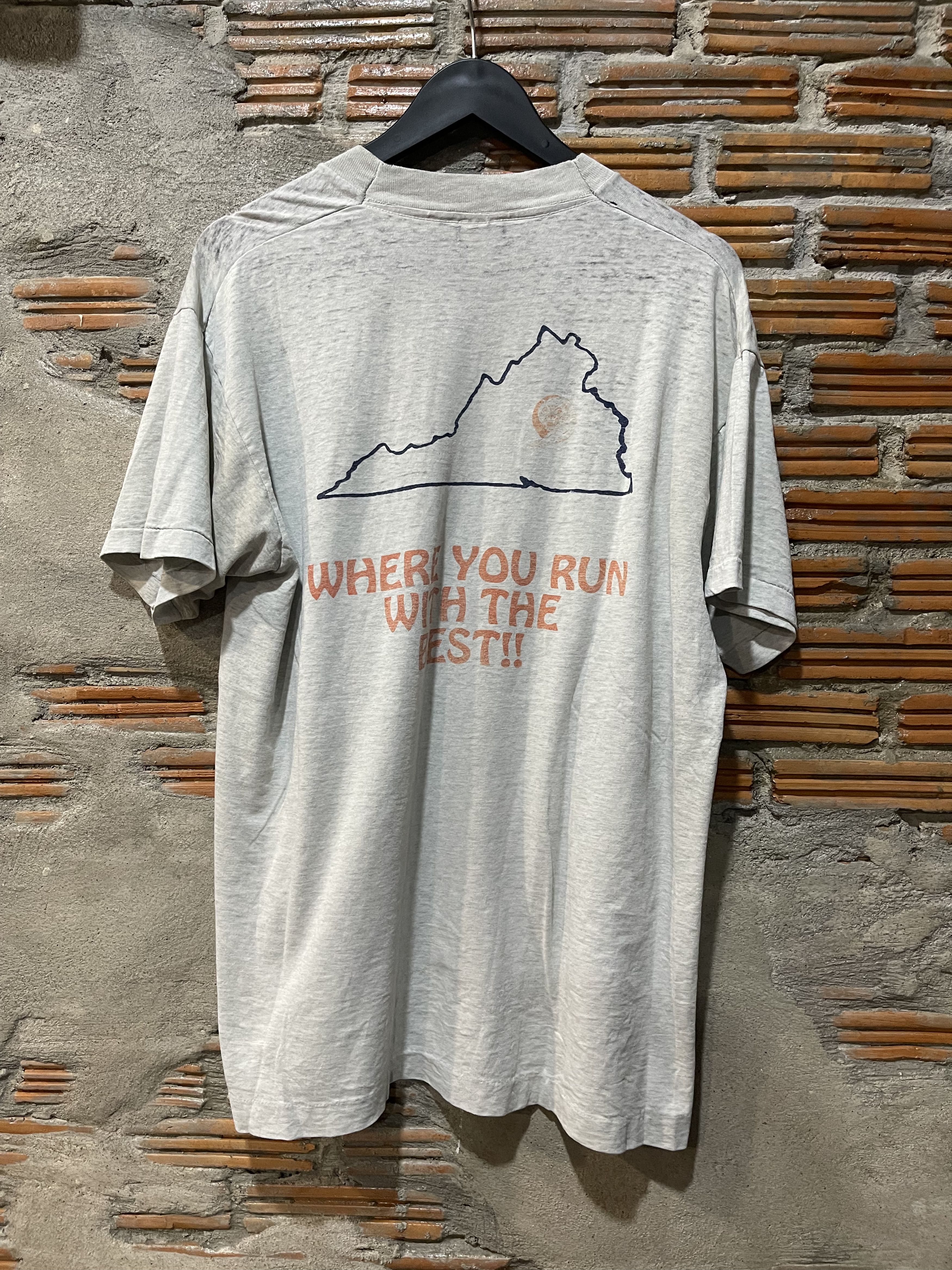 Vintage Vintage 90s Wolverine Invitational Virginia Running Tee Size US L / EU 52-54 / 3 - 7 Thumbnail