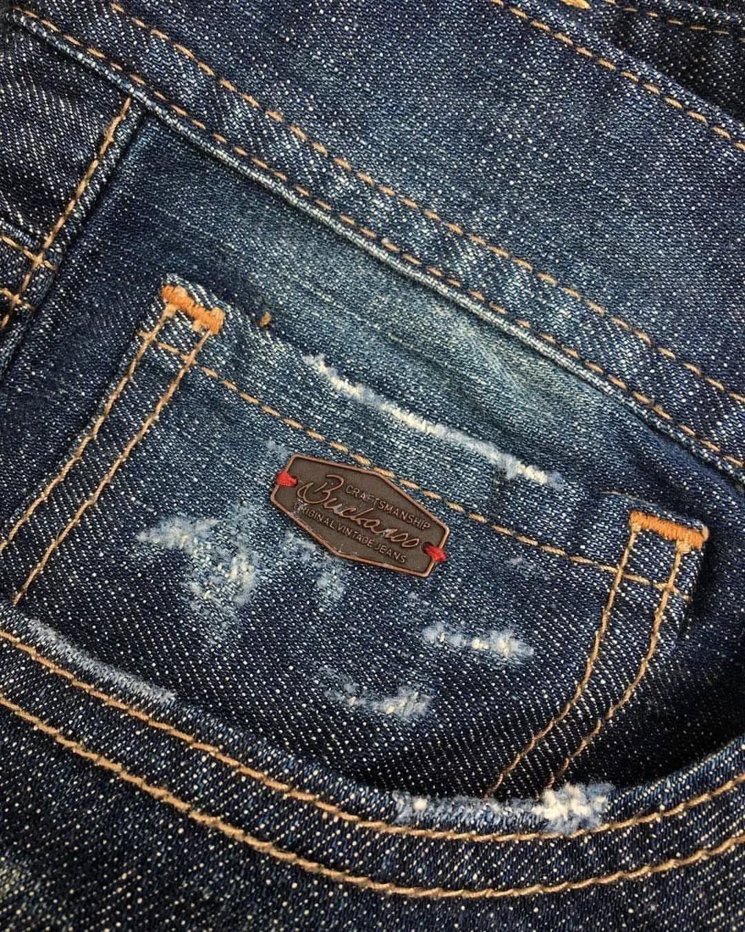 BUCKAROO Patch work denim indigo pattern sashiko japan Size US 30 / EU 46 - 10 Thumbnail