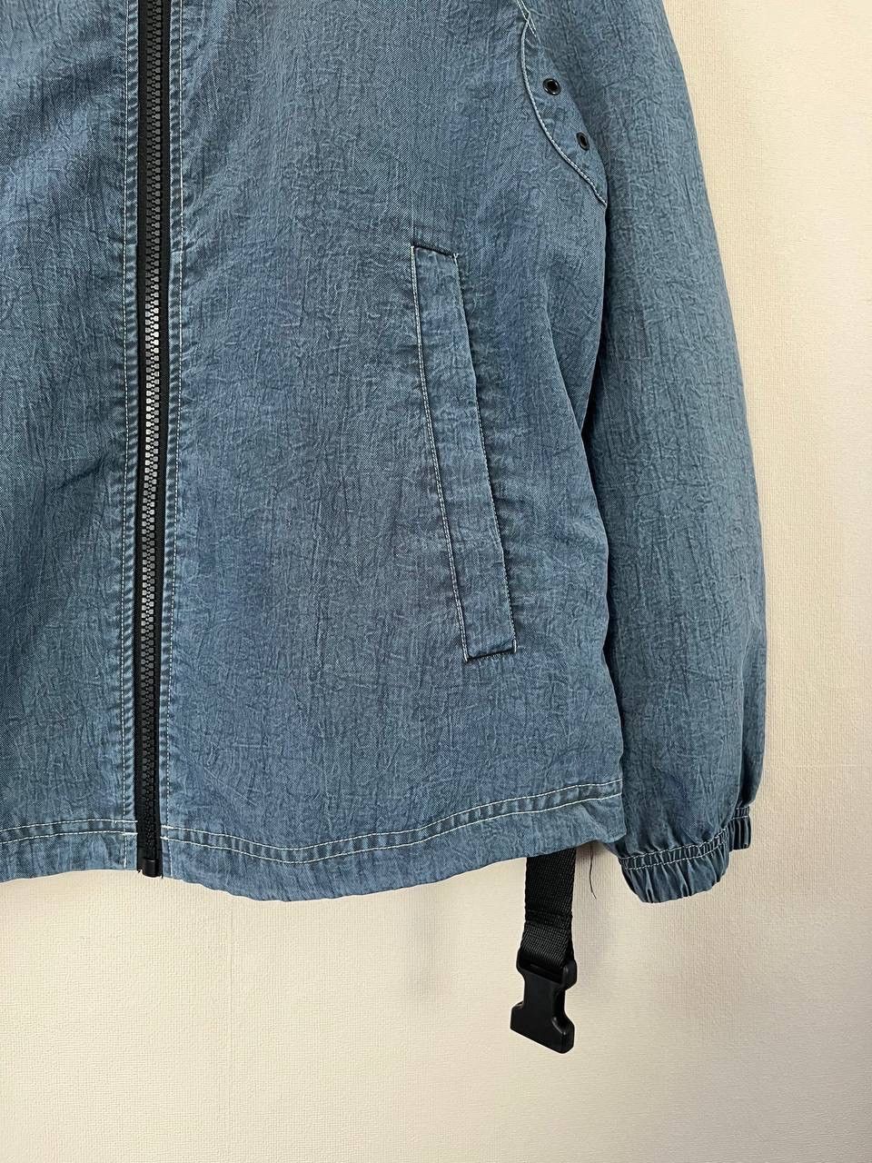 Diesel Diesel Men's Blue Hooded Jacket Zip Buckle Drawstring Size S Size US S / EU 44-46 / 1 - 8 Thumbnail