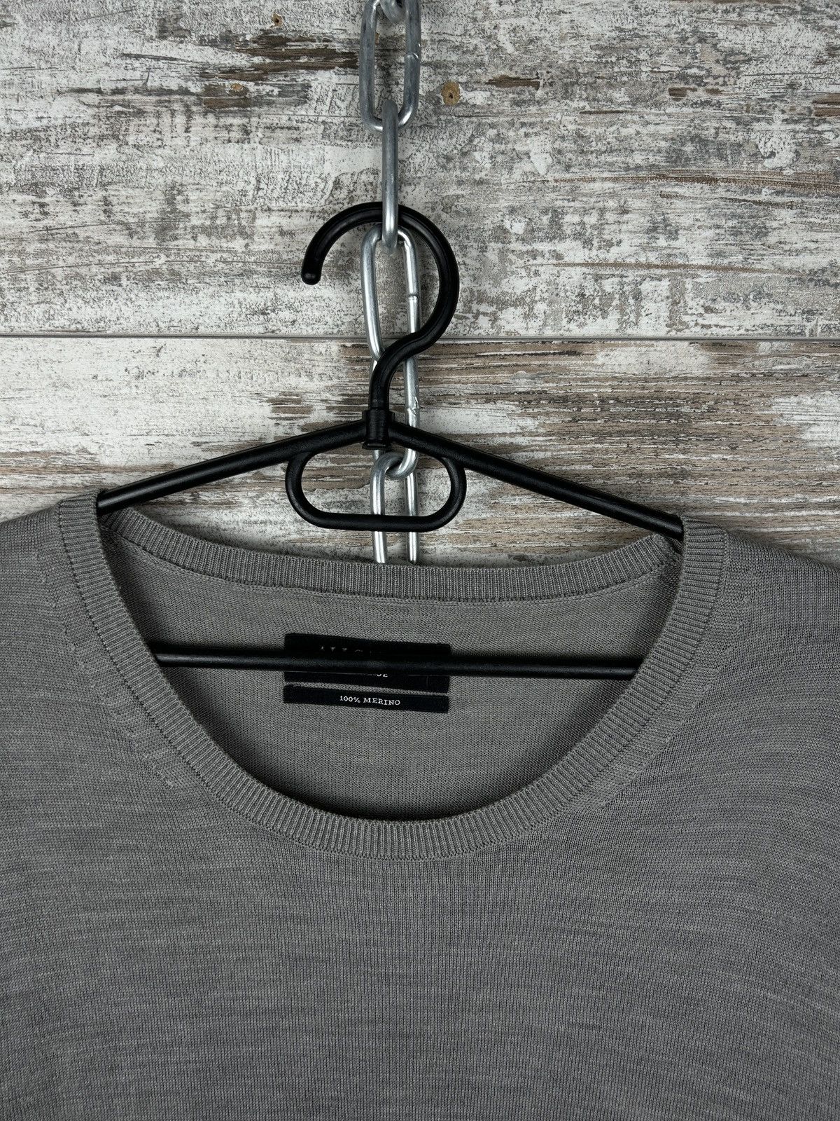 Allsaints × Japanese Brand Mens AllSaints Fors Merino crew sweaty knitwear luxury Size US XL / EU 56 / 4 - 3 Thumbnail
