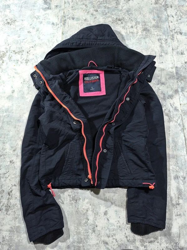 Hollister Y2k Hollister All-Weather Jacket Pink Detailed Fitted Size L / US 10 / IT 46 - 5 Thumbnail
