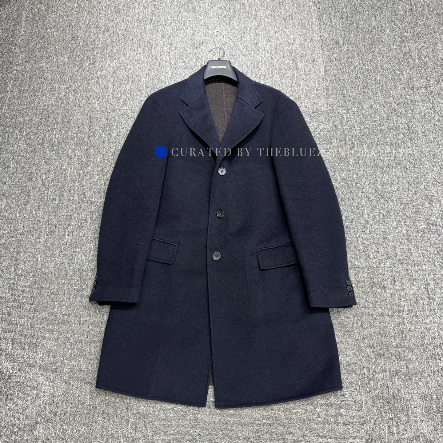 Loro Piana Luxurious Cashmere Overcoat in Blue Size US M / EU 48-50 / 2 - 1 Thumbnail