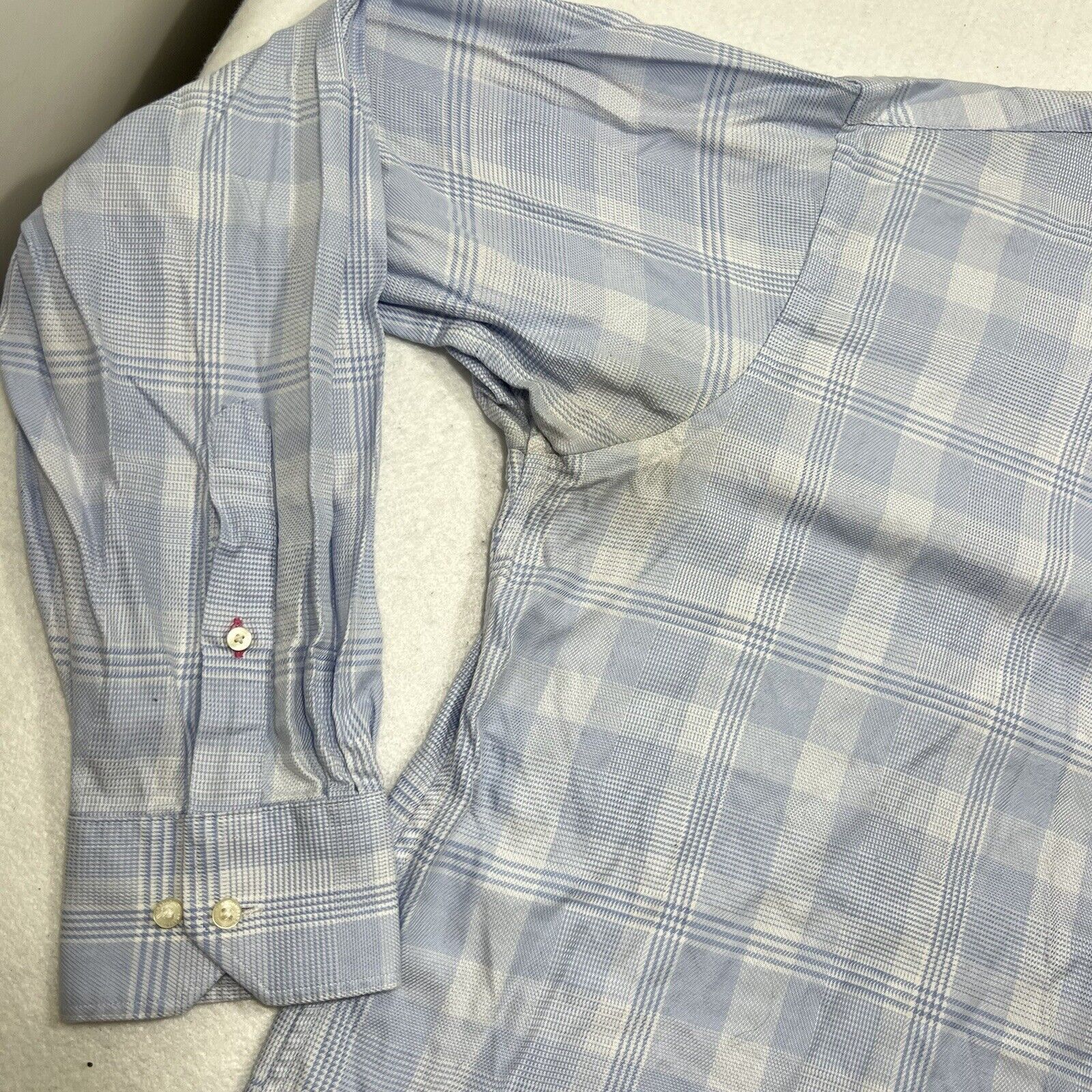 Tommy Bahama Tommy Bahama Blue & White Plaid Striped Button Down Shirt Size US XL / EU 56 / 4 - 5 Thumbnail