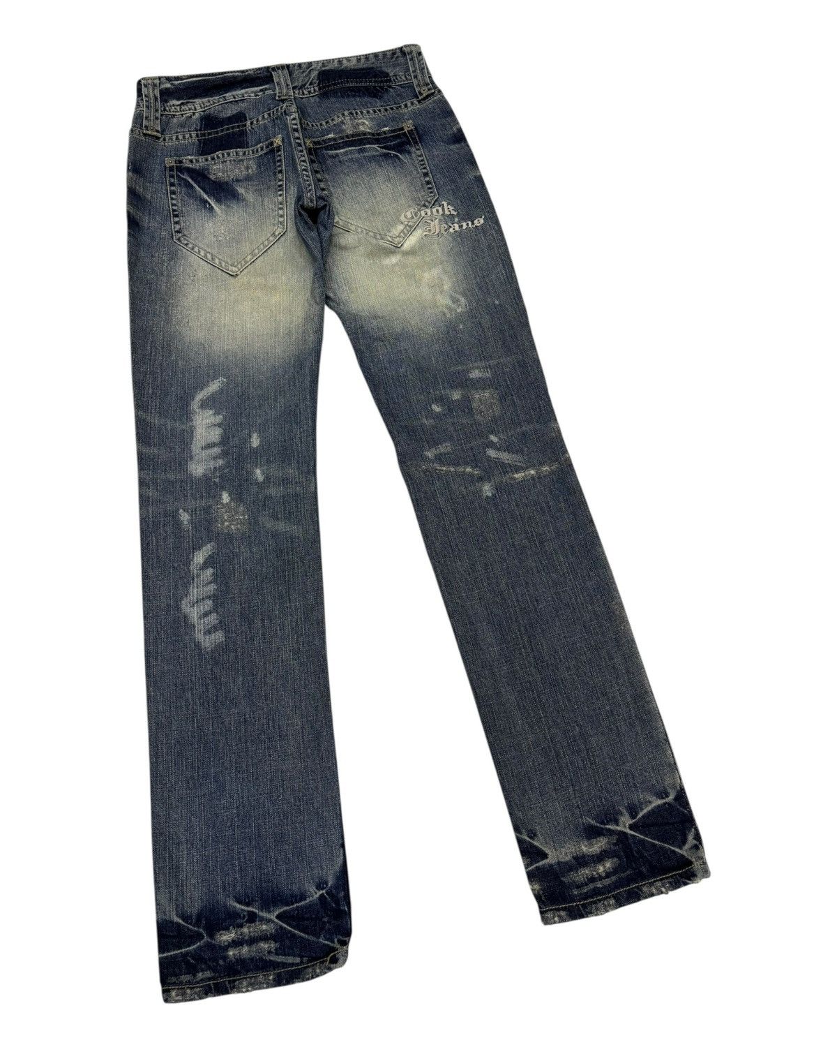 Cook Jeans Rare Cook Jeans Patchwork Distressed Denim Jeans Size US 28 / EU 44 - 4 Thumbnail