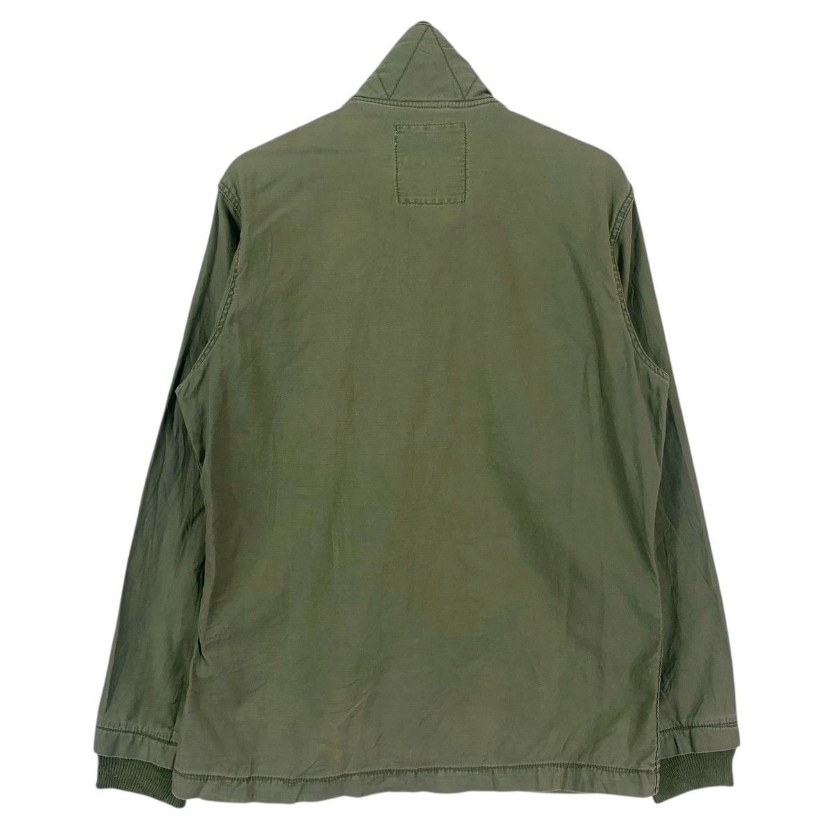 Japanese Brand Vintage Back Number Military Button Zipper Jacket Size US L / EU 52-54 / 3 - 12 Thumbnail