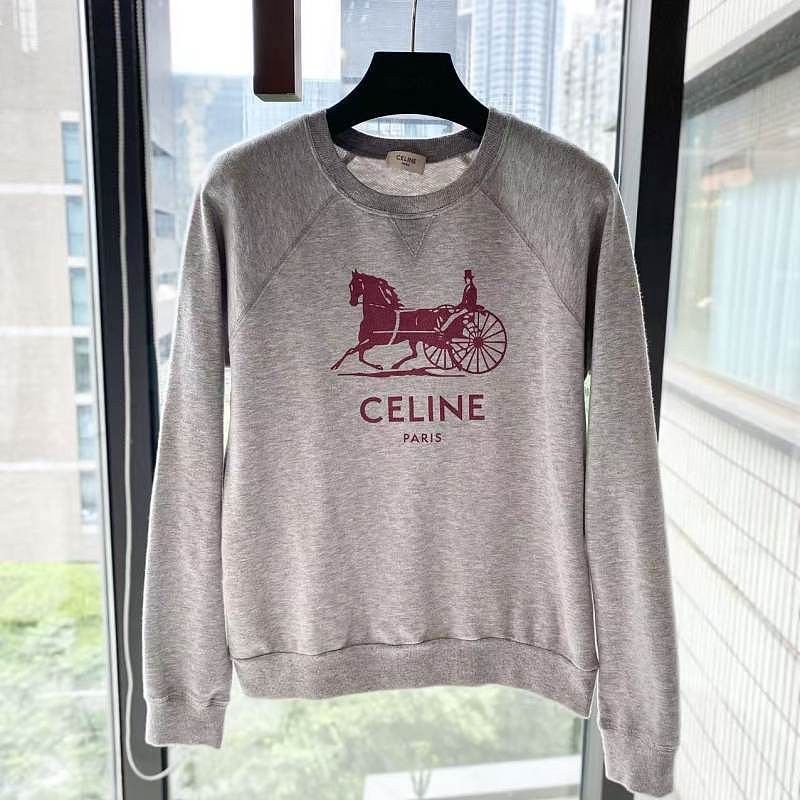 Celine Celine Logo Print Sweatshirt Size S Size S / US 4 / IT 40 - 1 Thumbnail