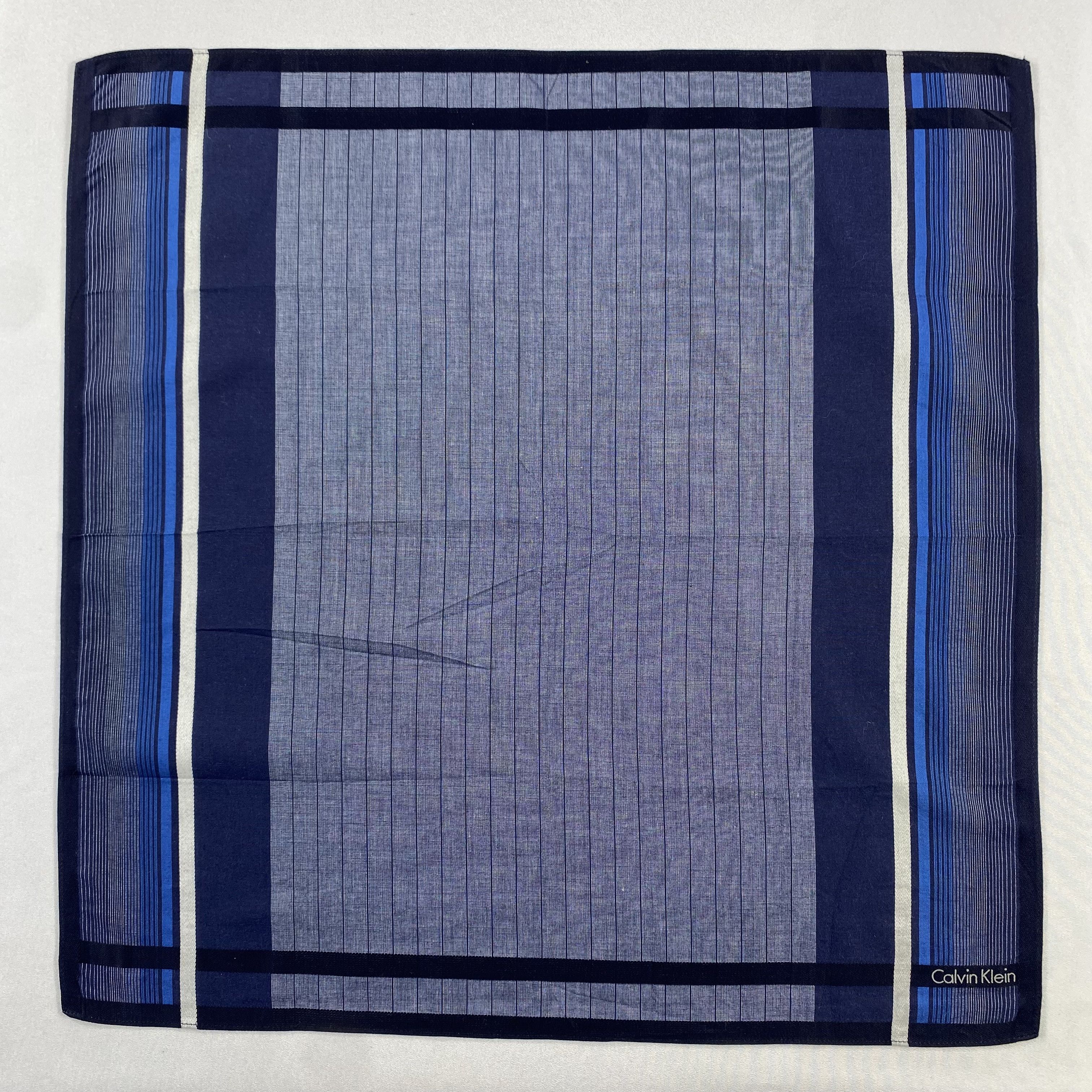 Calvin Klein × Vintage Calvin Klein Bandana/ Handkerchief / Neckerchief-P1657 Size ONE SIZE - 1 Thumbnail