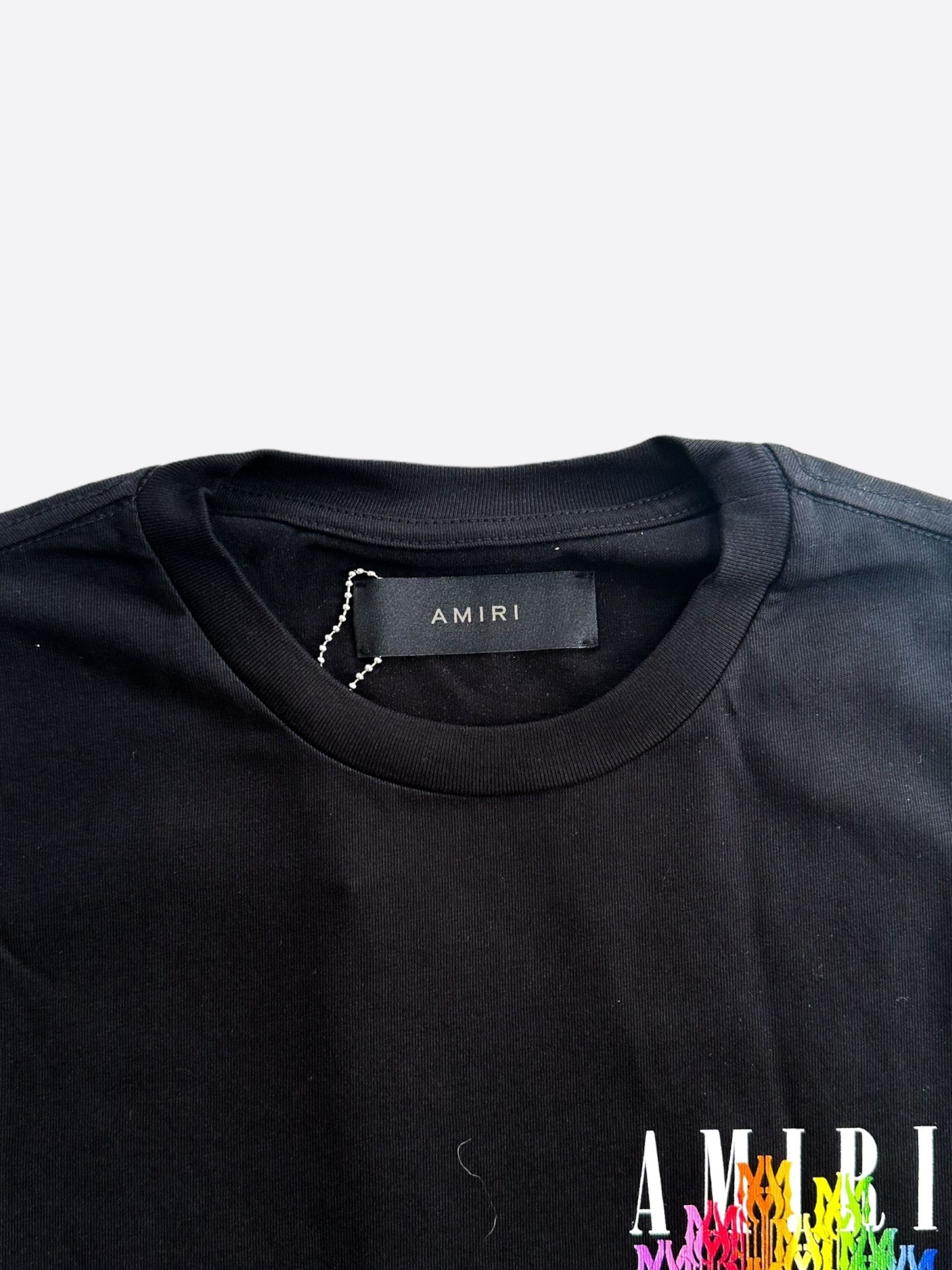 Amiri Amiri Black Multicolor MA Drip Logo T-Shirt Size US XS / EU 42 / 0 - 3 Thumbnail