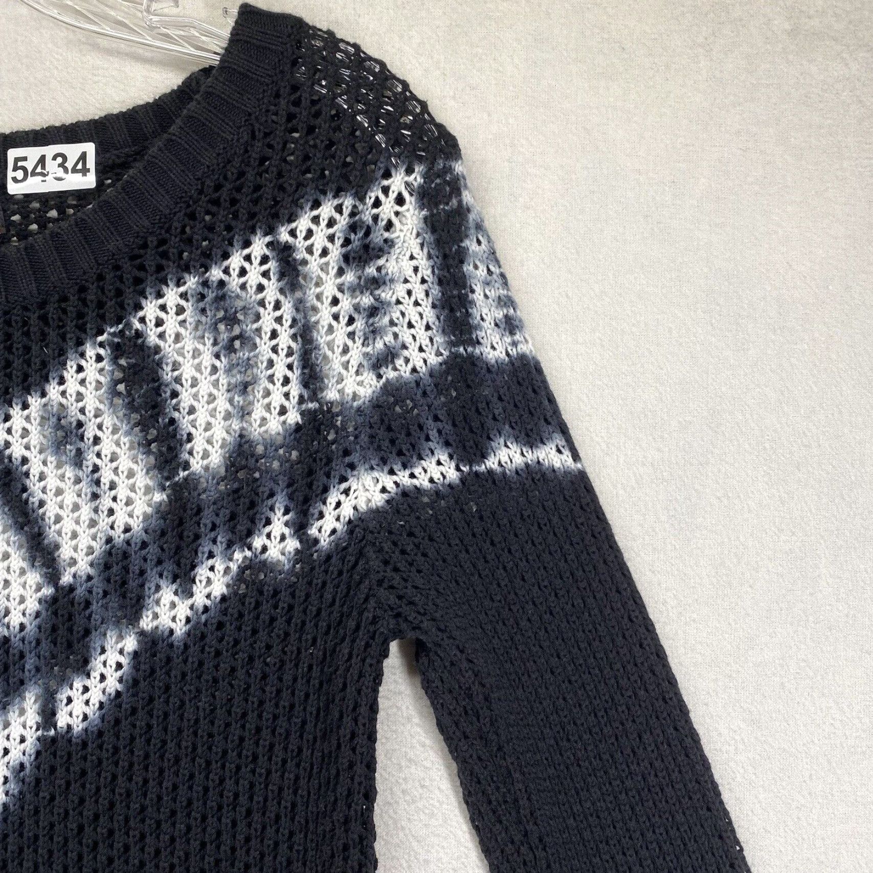 Billabong VINTAGE Billabong Women's Sweater Pullover Casual Knit Geometric Cotton Blend Small Black 90s Skater Fashion Size S / US 4 / IT 40 - 7 Thumbnail