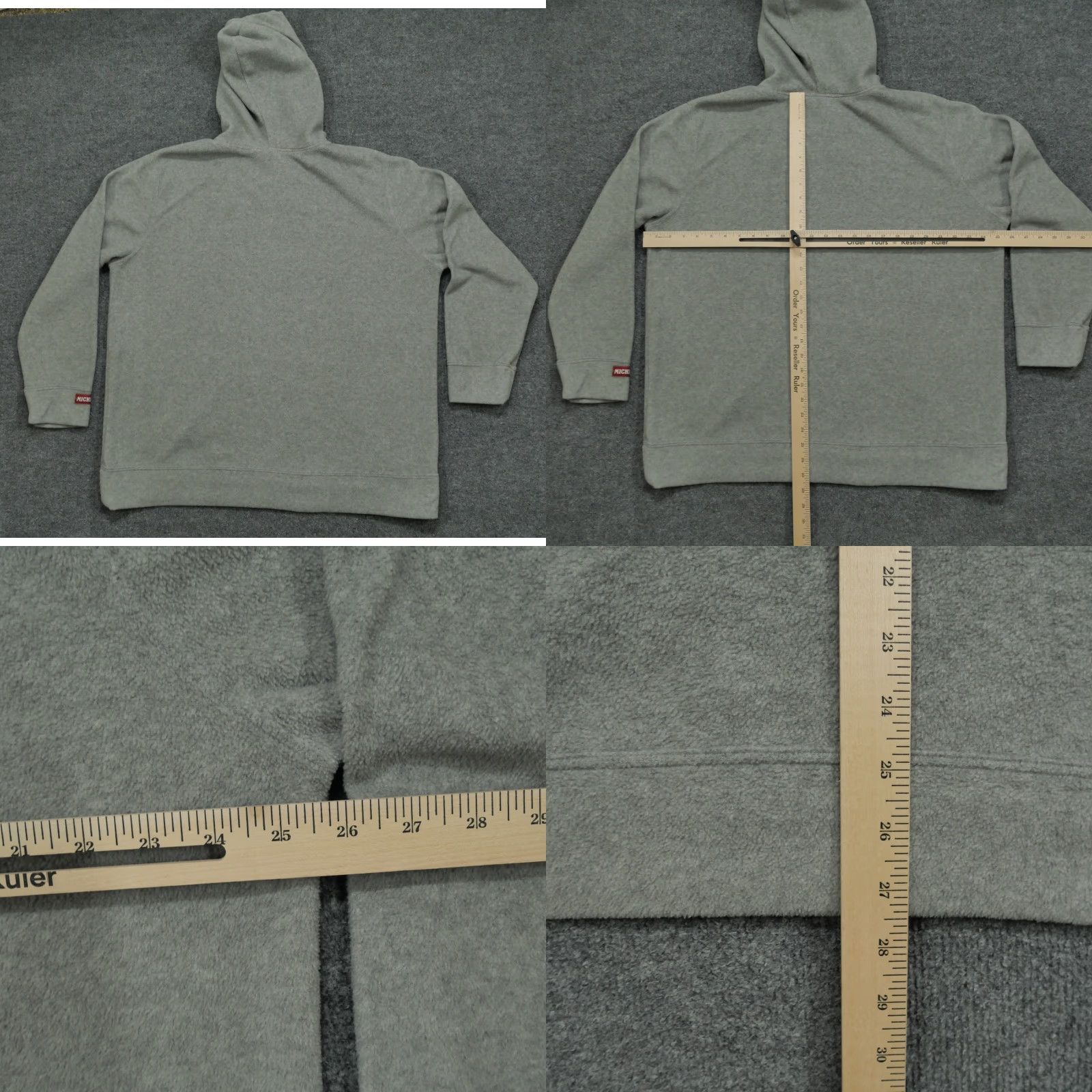 Disney VINTAGE Disney Mickey Mouse Hoodie Womens 2X Grey Fleece Pullover Pullover casual logo 90s Womens Size XXL / US 16-18 / IT 52-54 - 8 Thumbnail