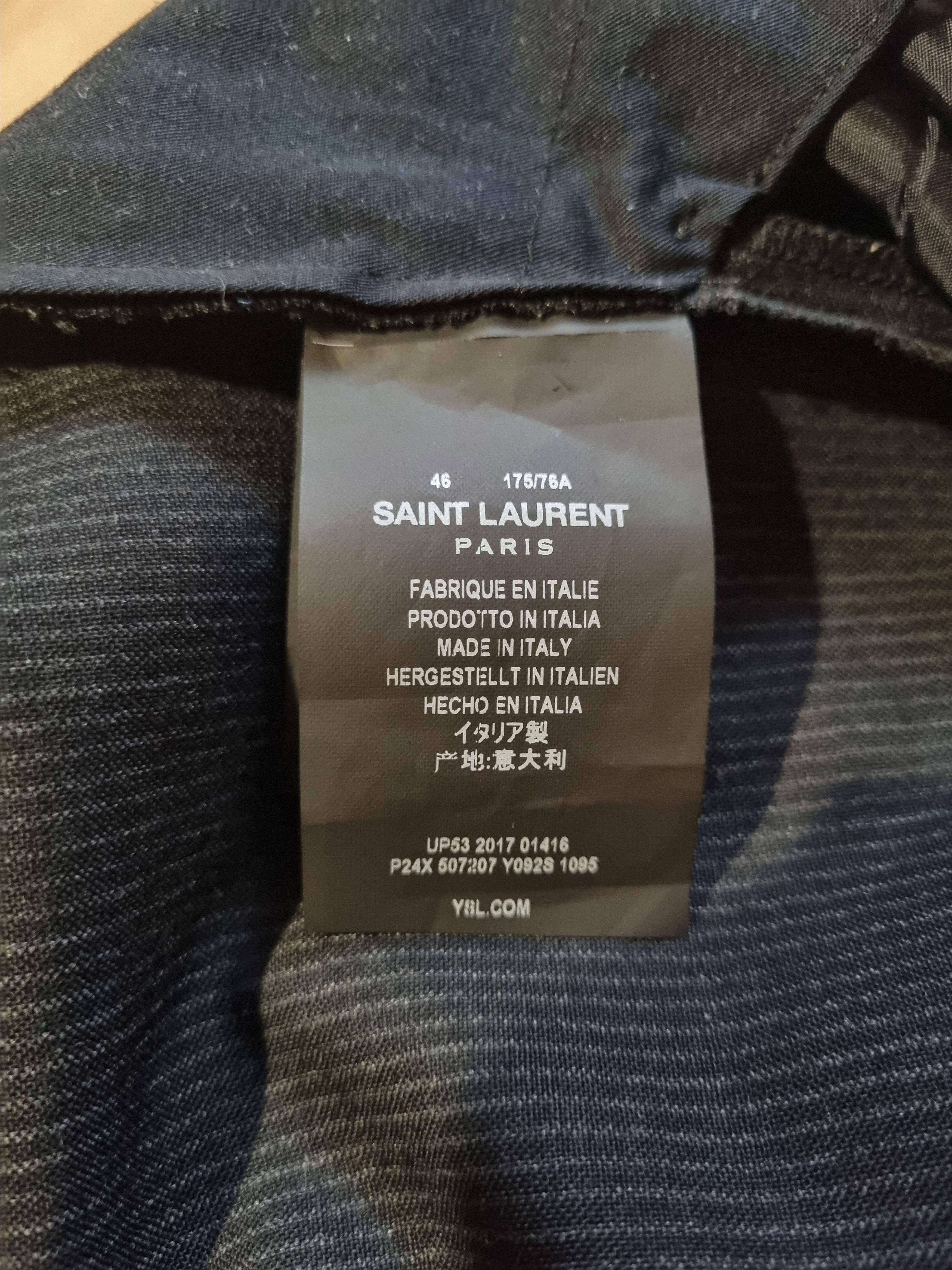 Saint Laurent Paris Saint Laurent wool trousers pants Size 46R - 5 Thumbnail