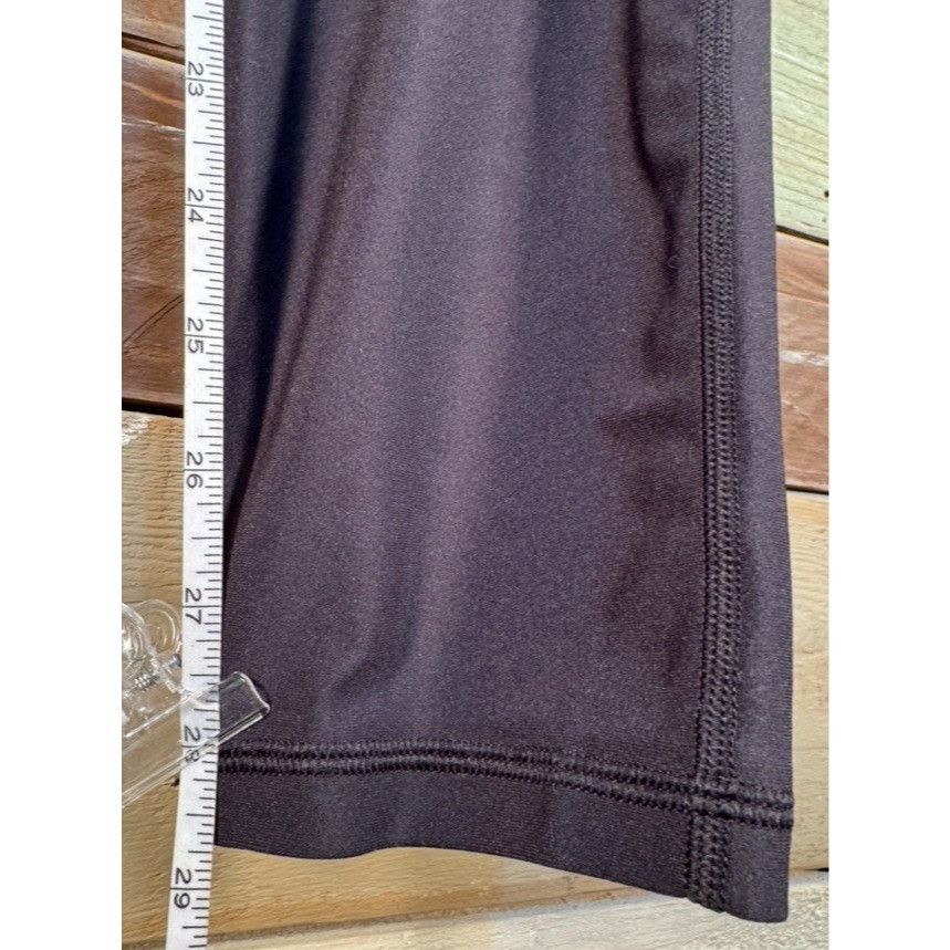 Under Armour Girl's UNDER ARMOUR Logo Black Capri Leggings LARGE Gently U Size 22" - 6 Thumbnail
