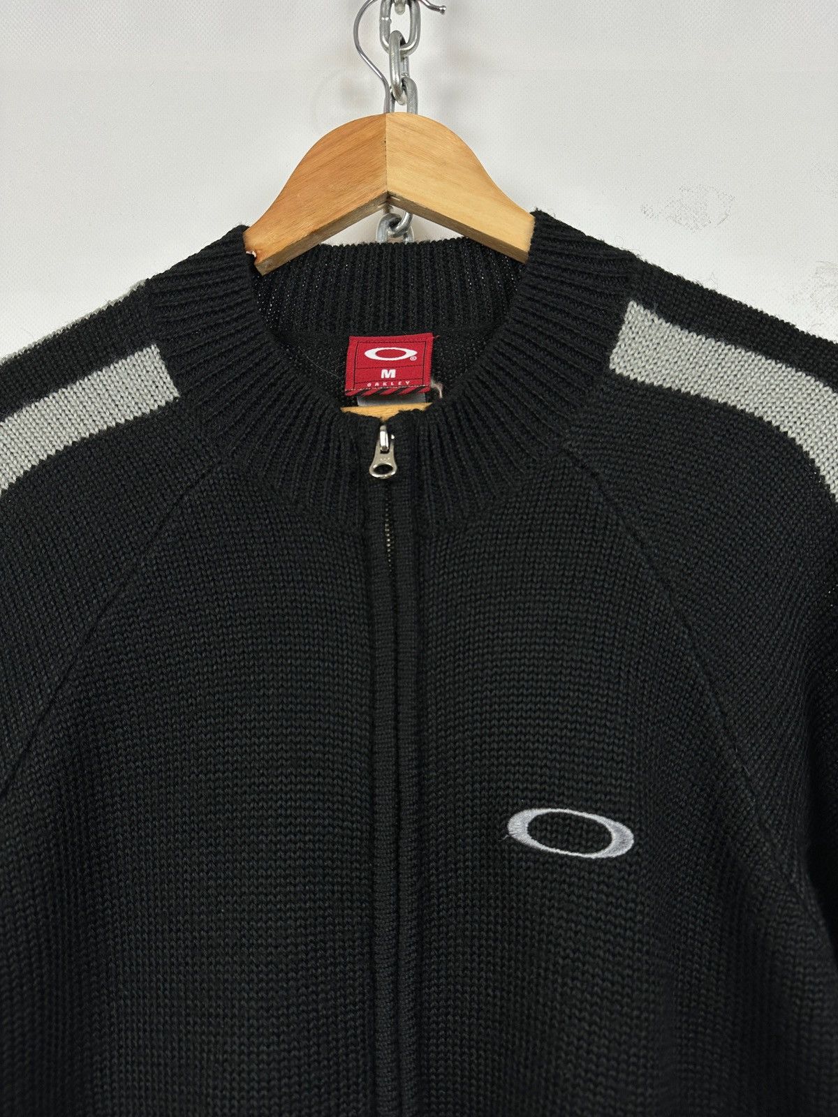 Oakley Vintage Oakley Zip Wool Sweater Size US M / EU 48-50 / 2 - 6 Thumbnail