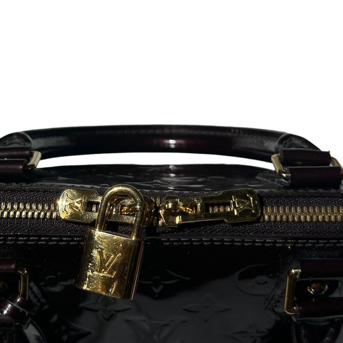 Louis Vuitton Vernis Alma MM Amarante patent leather Size ONE SIZE - 6 Thumbnail