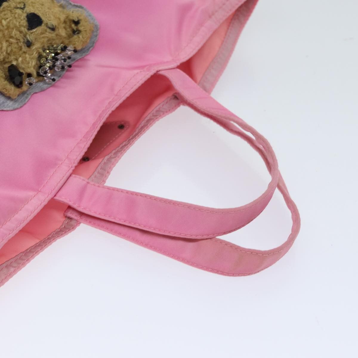 Prada PRADA Hand Bag Nylon Pink Size ONE SIZE - 7 Thumbnail