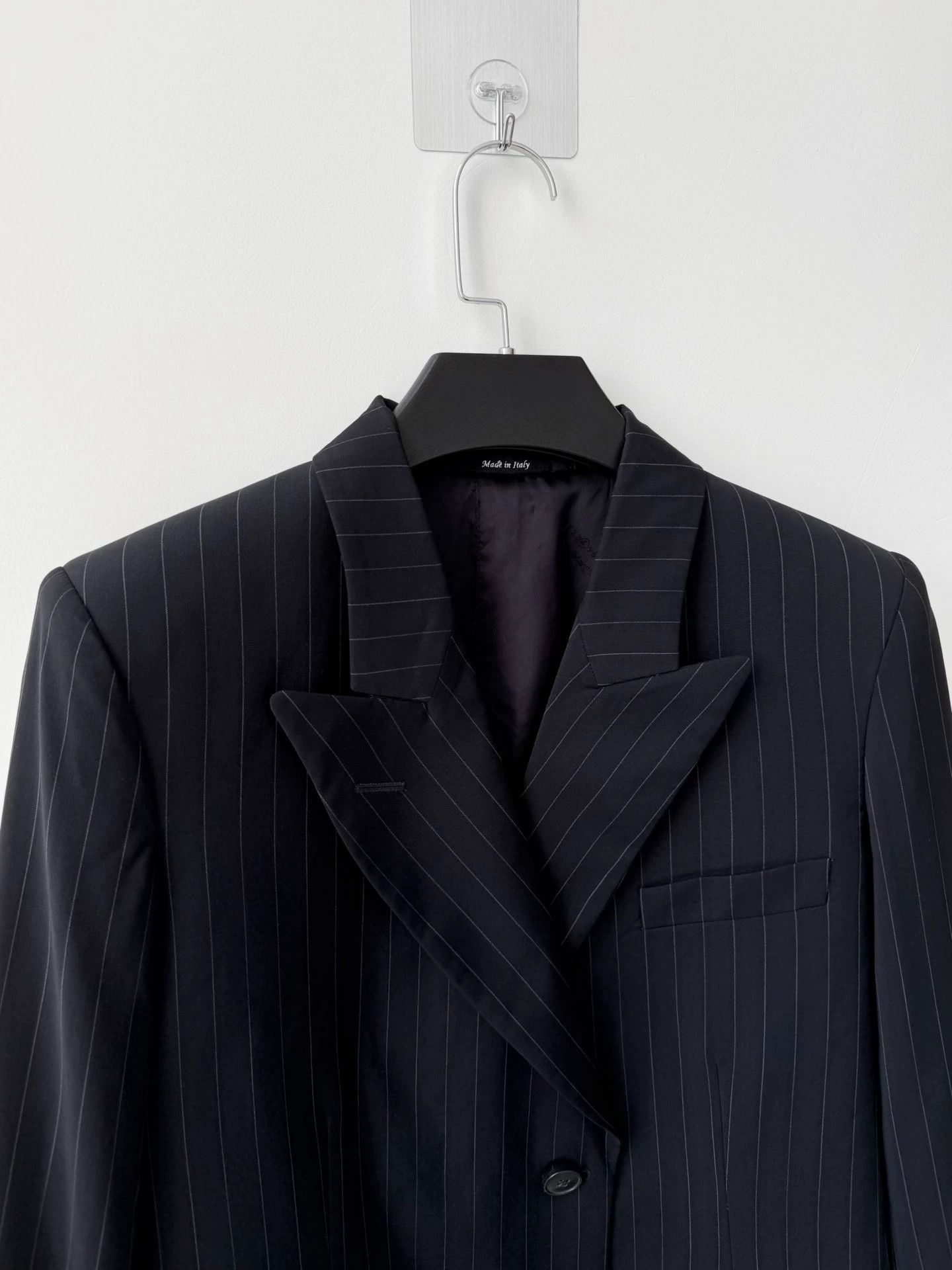 Maison Margiela Maison Margiela SS17 Striped Blazer Black-Navy 38 Size XS / US 0-2 / IT 36-38 - 4 Thumbnail