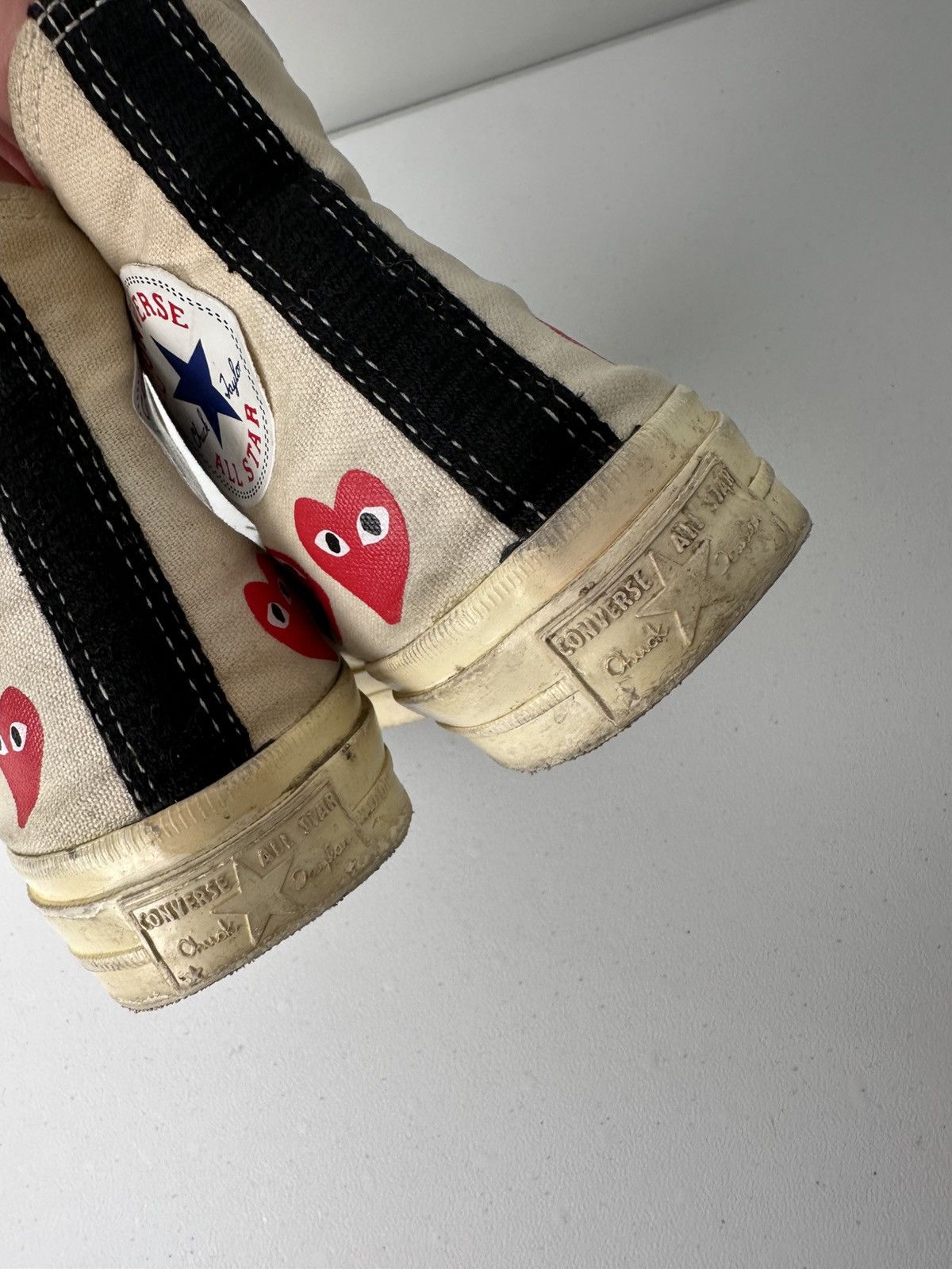 Comme des Garcons Comme Des Garcons Play High Sneakers Monogram Size US 7 / IT 37 - 10 Thumbnail