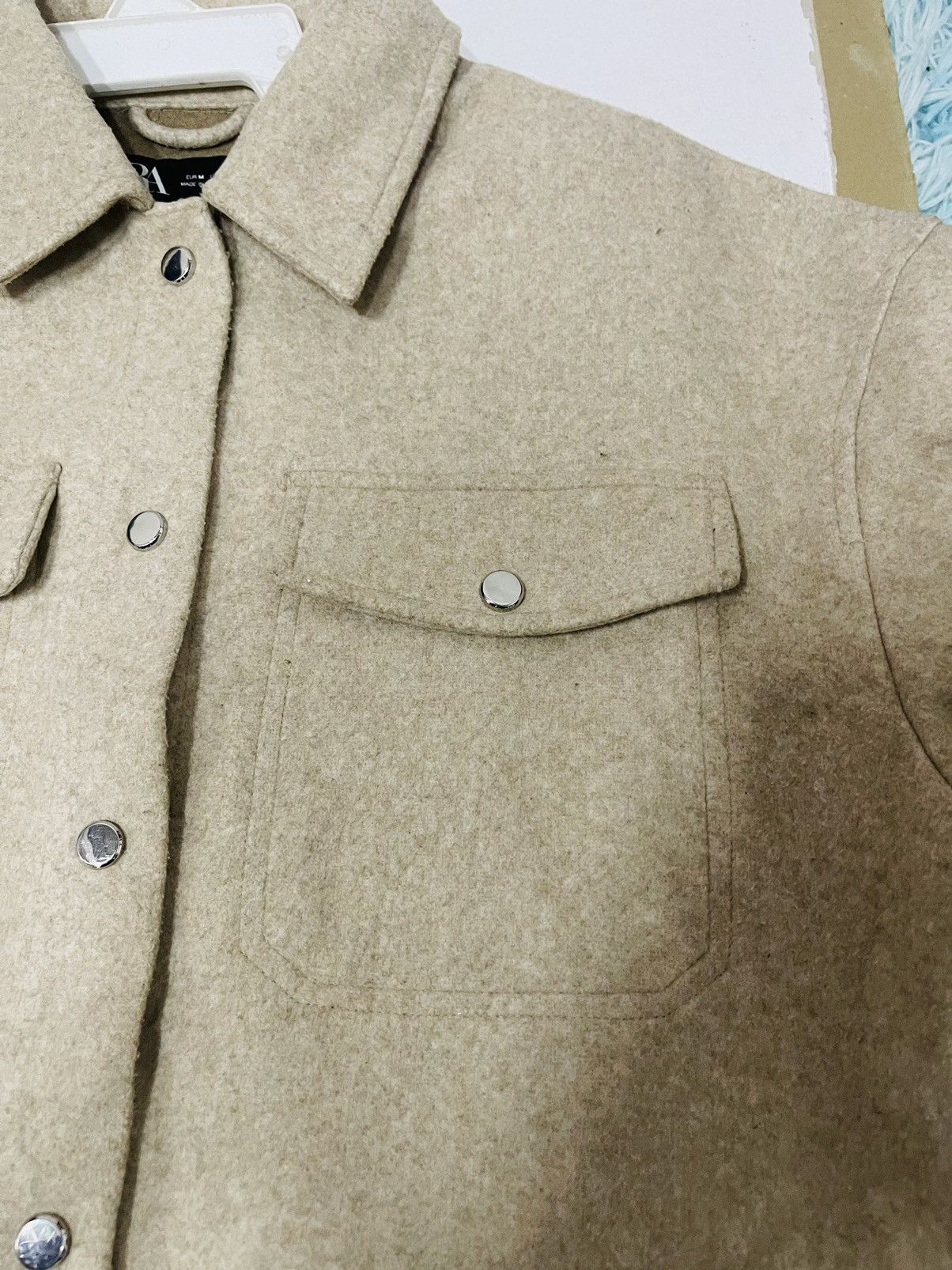 Zara Zara Button Tap Wool Jacket Size US M / EU 48-50 / 2 - 8 Thumbnail