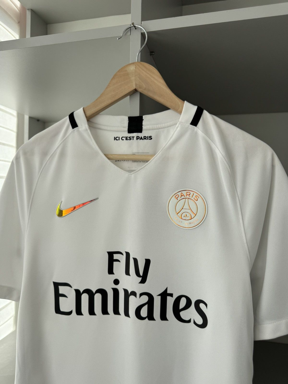 Designer × Nike Nike PSG Paris Saint Garmin 2016 2017 Third Jersey Size US S / EU 44-46 / 1 - 5 Thumbnail