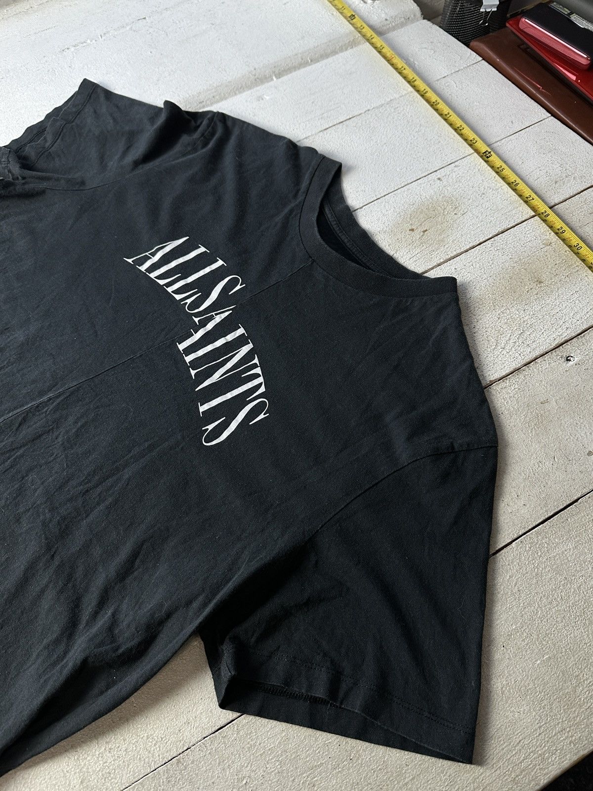 Allsaints 🚨ALLSAINTS BLACK T-SHIRT LUXURY OPIUM Y2K LUXURY Size US L / EU 52-54 / 3 - 2 Thumbnail