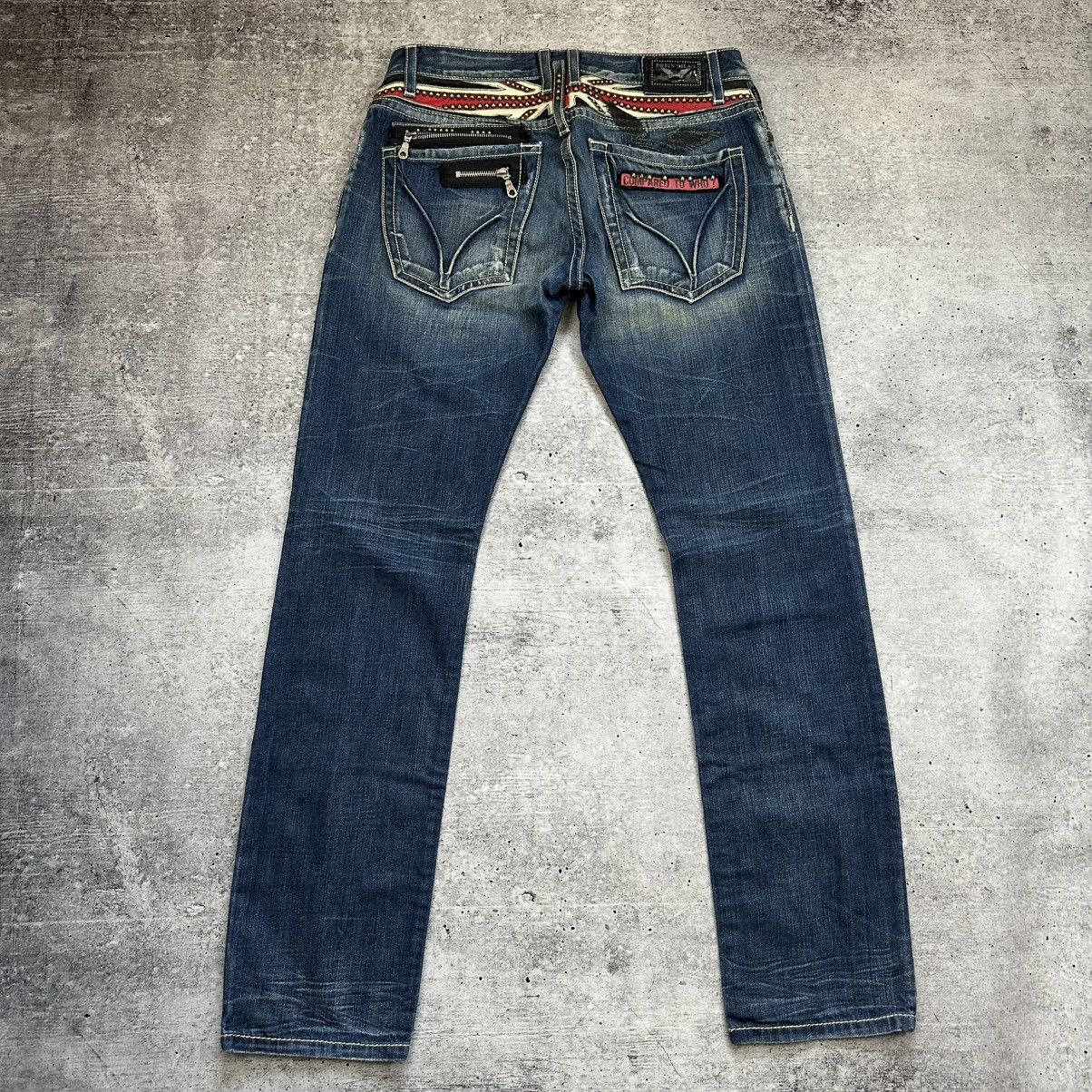 Robins Jeans Robin's Denim Jeans Union Jack Y2K Blue Men’s Size 33 Size US 33 - 1 Thumbnail