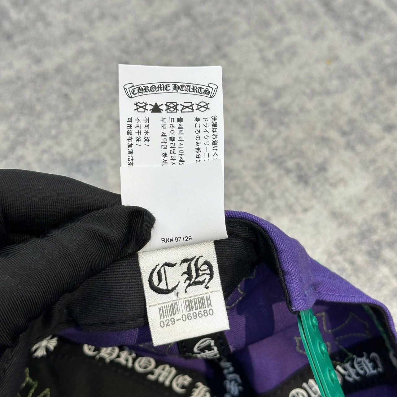 Chrome Hearts Chrome Hearts Baseball Cap Cotton x Polyester purple Size ONE SIZE - 11 Thumbnail