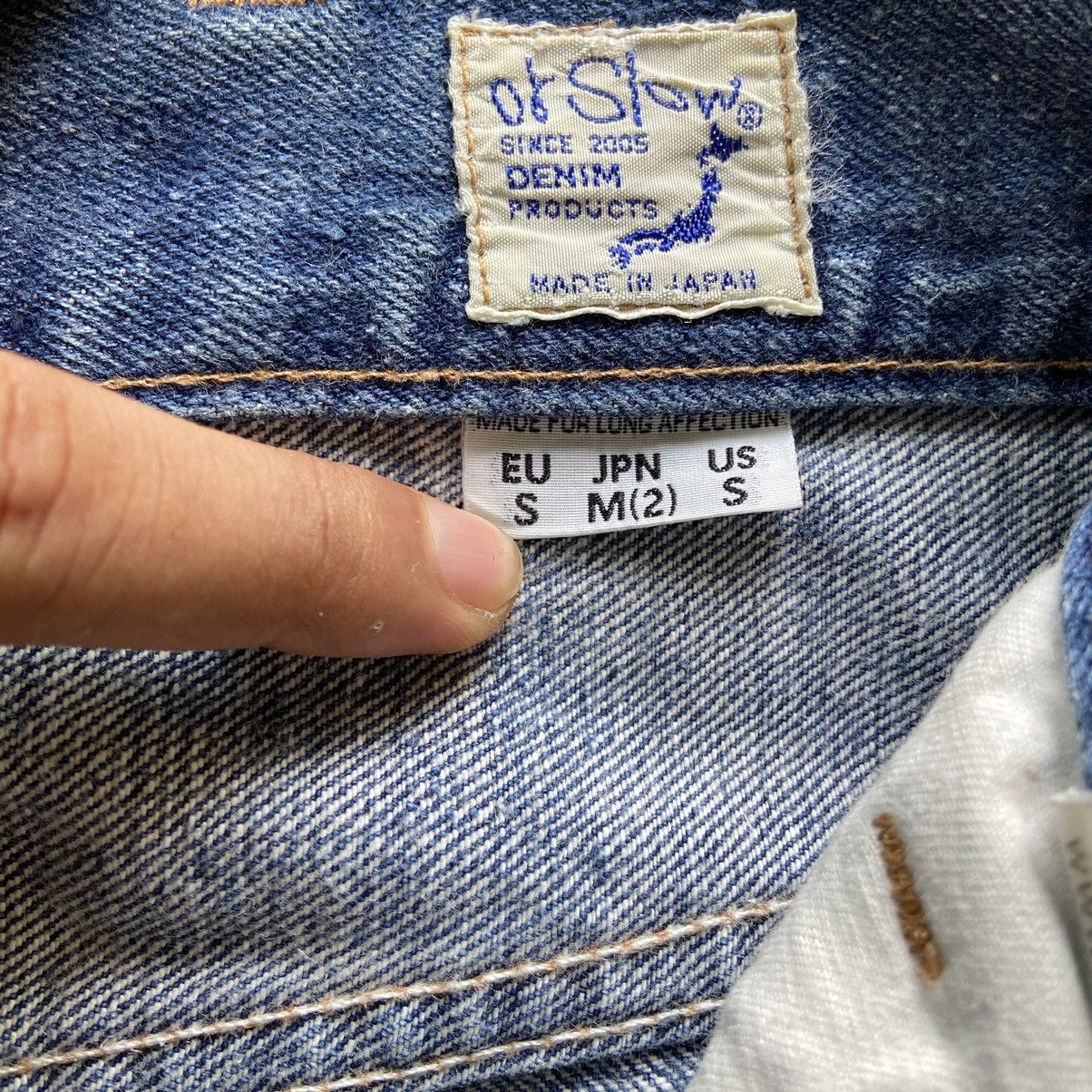 Orslow Orslow Orange Tab Blue Wash Jeans Size US 30 / EU 46 - 7 Thumbnail