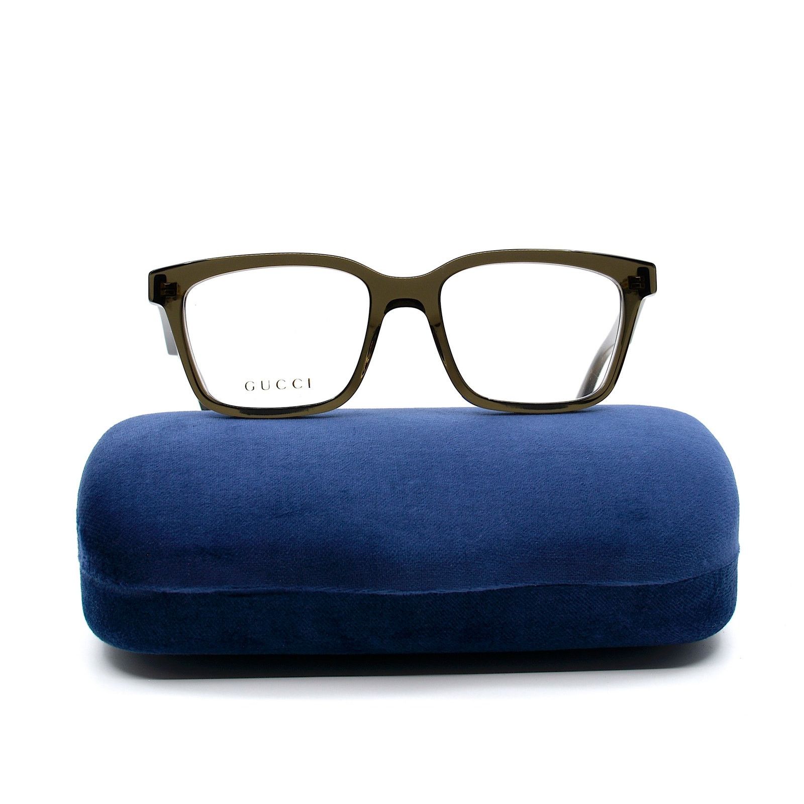Gucci NEW Gucci GG0964O 003 Grey Transparent Authentic Eyeglasses Size ONE SIZE - 5 Thumbnail