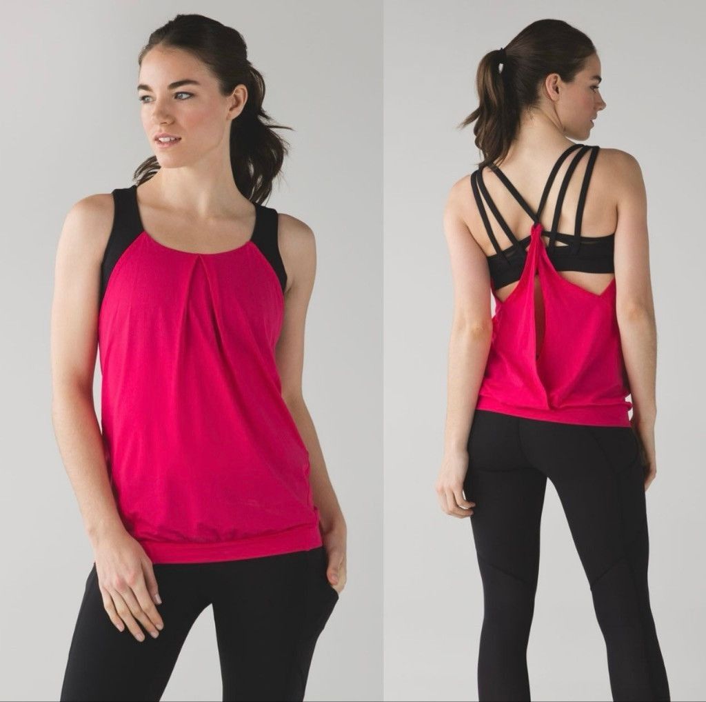 Lululemon Lululemon Boom Juice Pink Circle Mesh Nouveau Limits Tank 6 Size M / US 6-8 / IT 42-44 - 1 Thumbnail