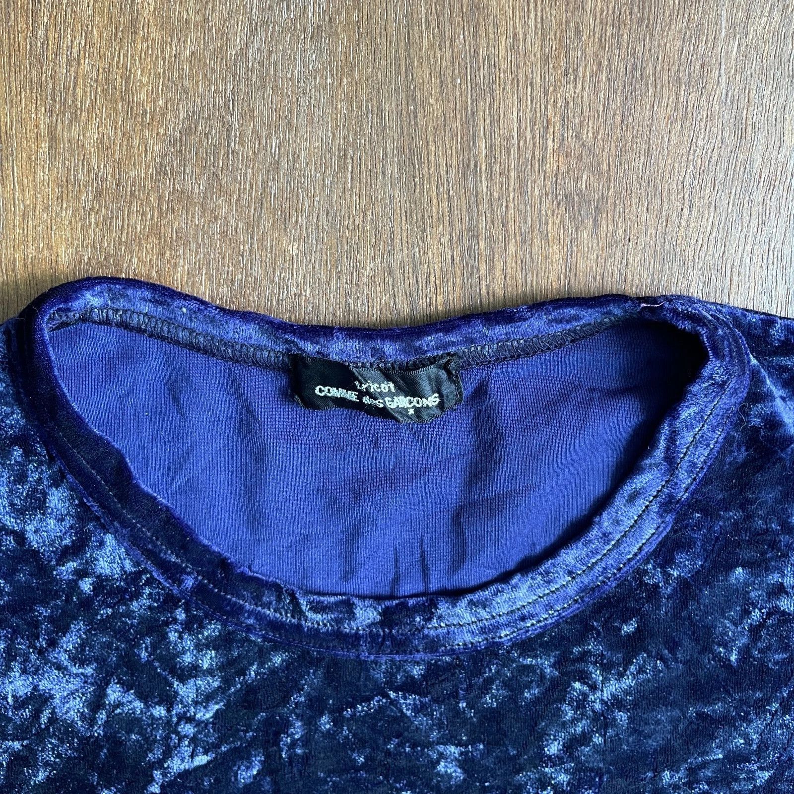 Comme des Garcons COMME des GARCONS 1995 Vintage Deep Purple Tee Size US S / EU 44-46 / 1 - 3 Thumbnail
