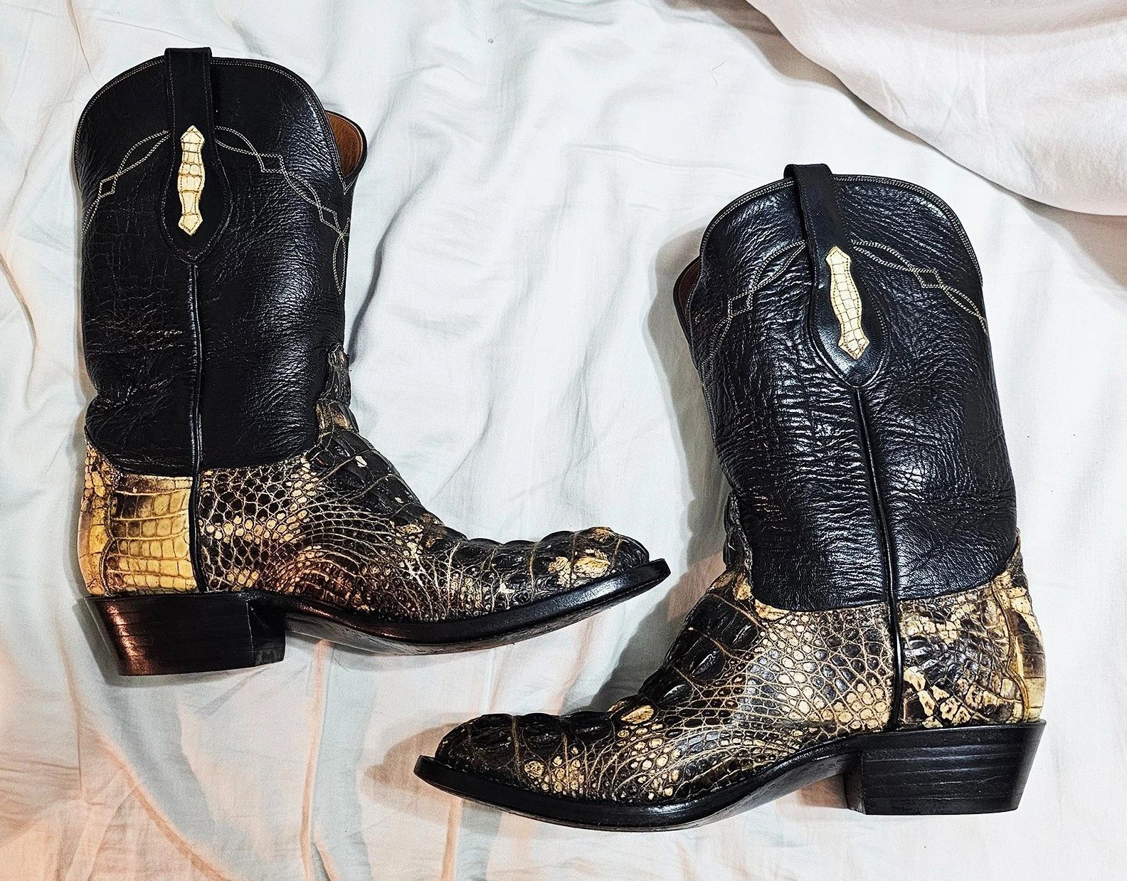 Other Alligator Cowboy Boots Natural Skin Size US 8 / EU 41 - 5 Thumbnail