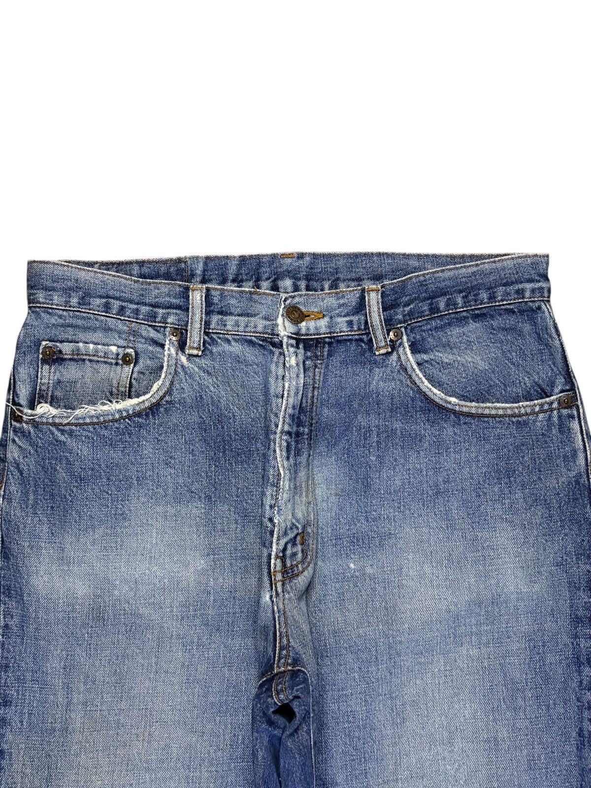 Japanese Brand Vintage Japanese Brand Mud Wash Distressed Baggy Jeans Size US 33 - 4 Thumbnail
