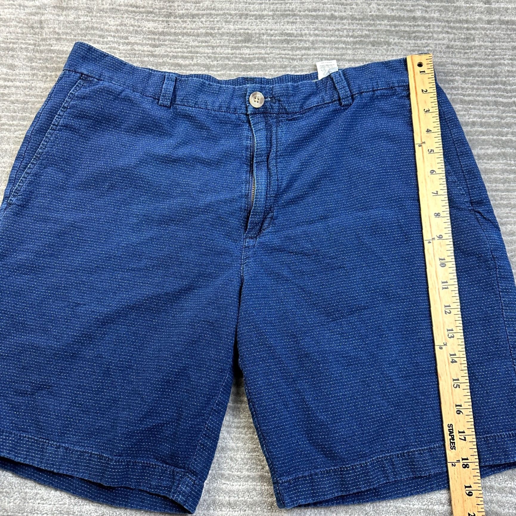 Vineyard Vines Vineyard Vines Chino Shorts Mens 36 Blue Preppy Casual Cotton Belt Loops Flat Front 8 In Inseam Size US 36 / EU 52 - 8 Thumbnail