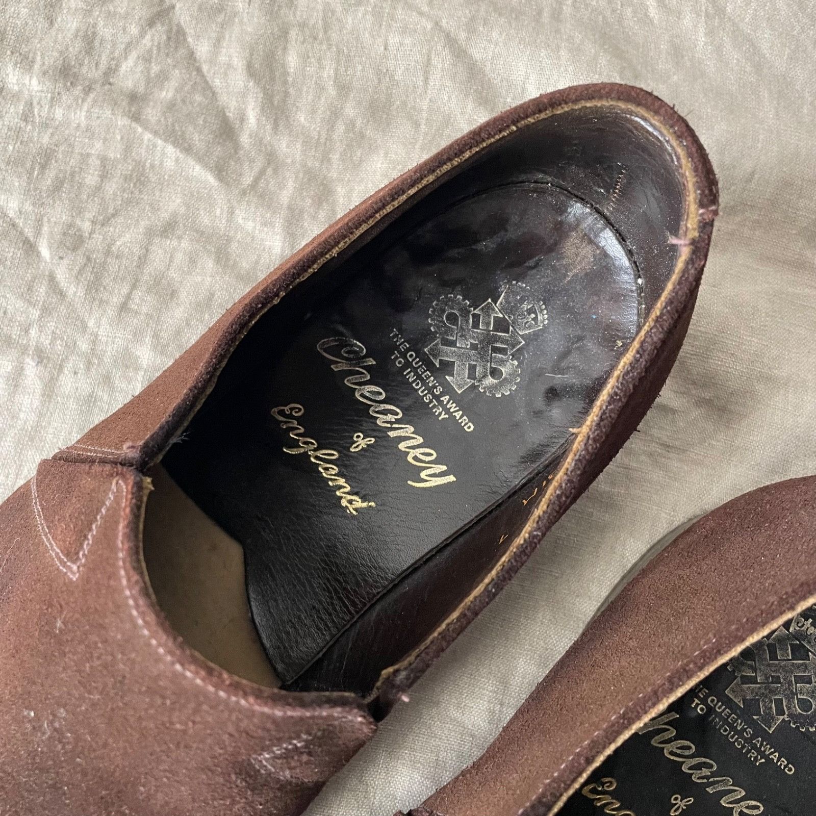 Cheaney Cheaney Compton Made in England Suede Loafers 9677AC Size US 7.5 / EU 40-41 - 4 Thumbnail