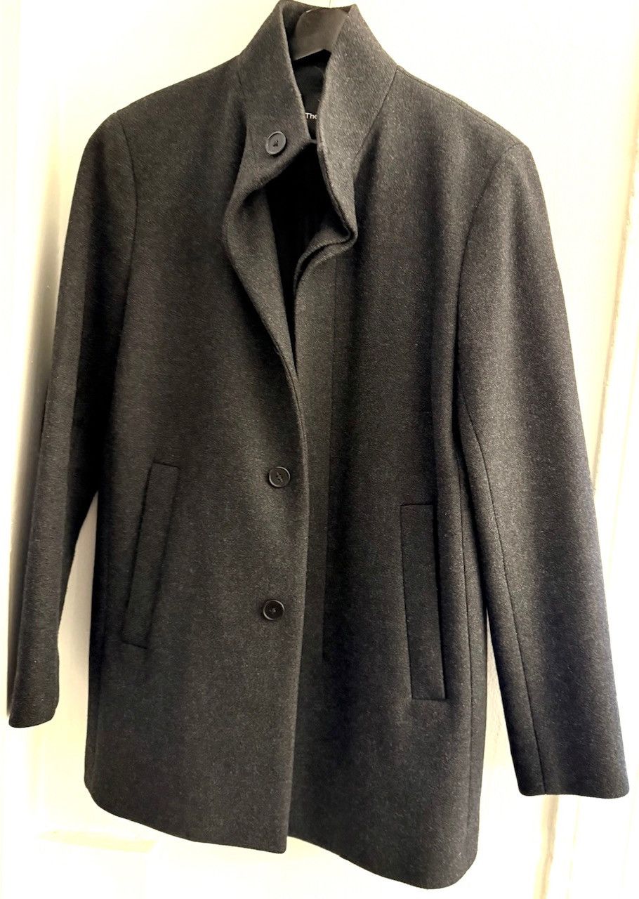 Theory Theory Wool Melton Coat in Charcoal Size US S / EU 44-46 / 1 - 3 Thumbnail