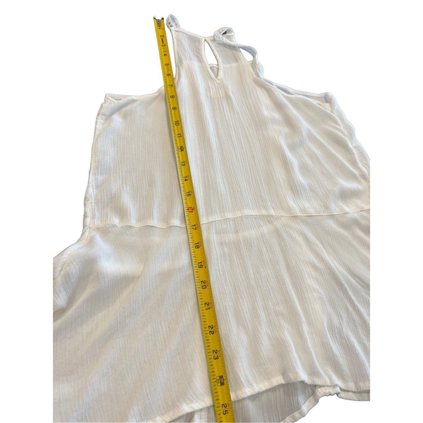 Hollister Hollister white Ruffle Hem mini Dress size S Size S / US 4 / IT 40 - 2 Thumbnail