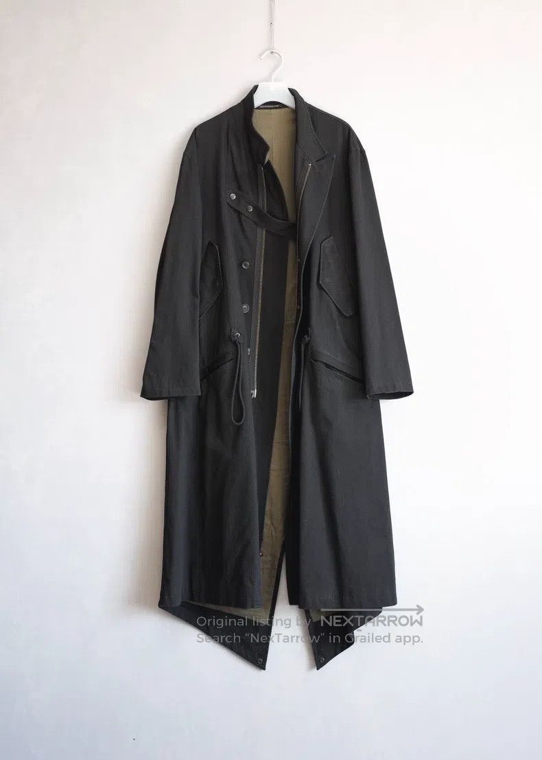 Yohji Yamamoto Yohji Yamamoto Zipper Fish Tail Two-Way Coat Size US M / EU 48-50 / 2 - 1 Thumbnail