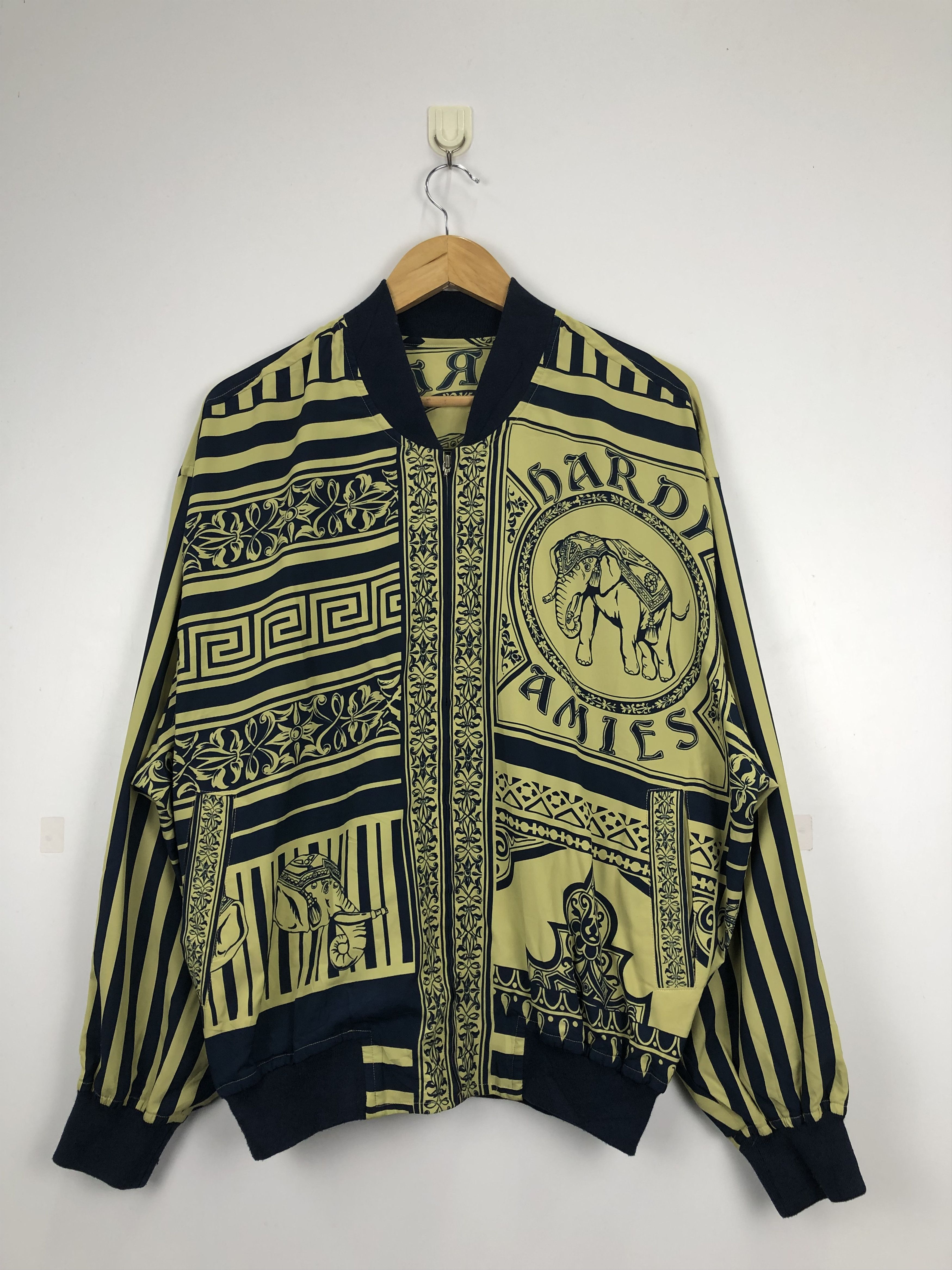 Hardy Amies Vintage Hardy Amies Silk Fullprinted Jacket Size US L / EU 52-54 / 3 - 1 Thumbnail