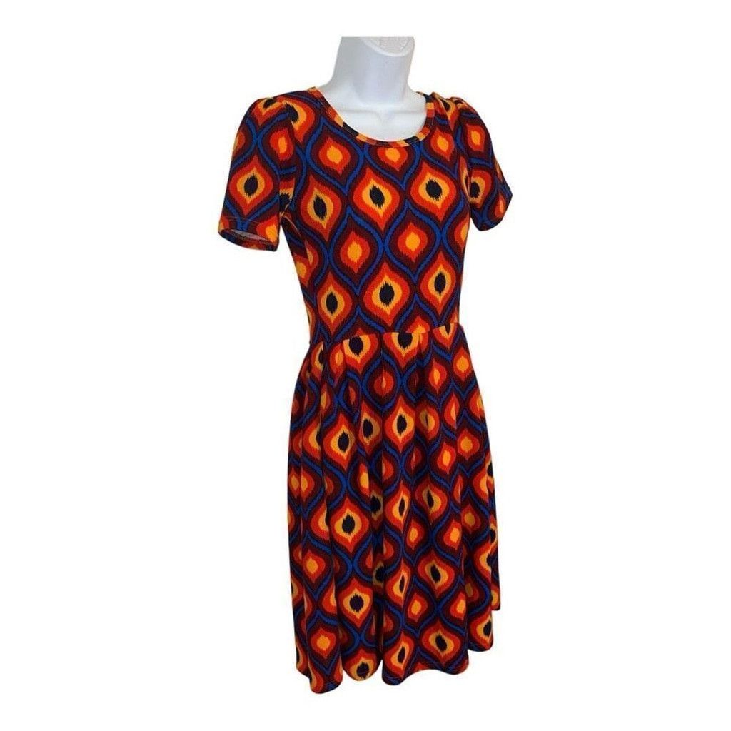 Other Lularoe multicolor Print Short Sleeve XS Size XS / US 0-2 / IT 36-38 - 2 Thumbnail