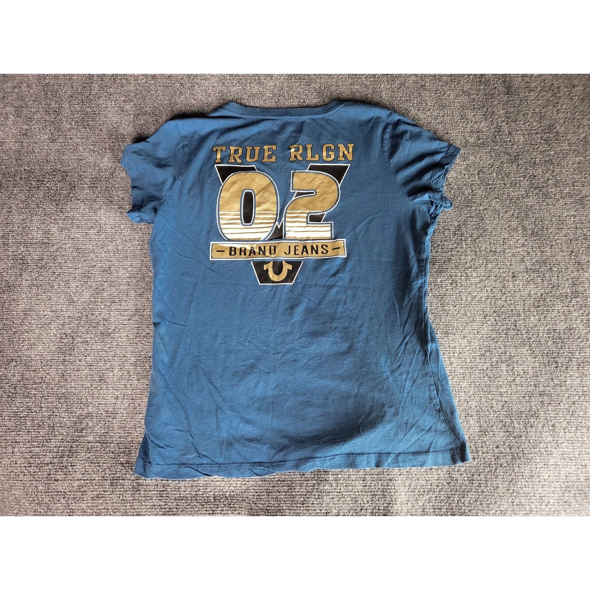 True Religion True Religion Victorious True Slim V Neck Tshirt Women Sz M Size M / US 6-8 / IT 42-44 - 8 Thumbnail