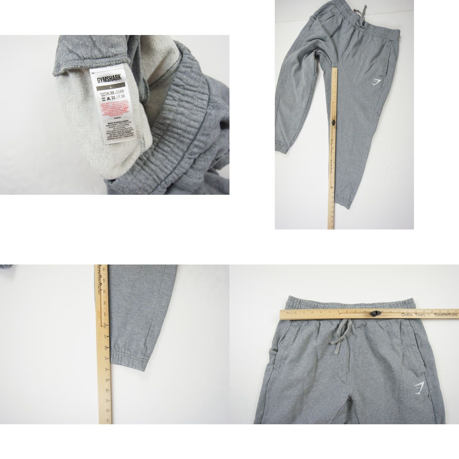 Gymshark Gymshark Sweatpants Mens Large Gray Joggers Fleece Athletic Tight Knit Regular Fit 27in Inseam Vintage No Mens Size US 33 - 8 Thumbnail