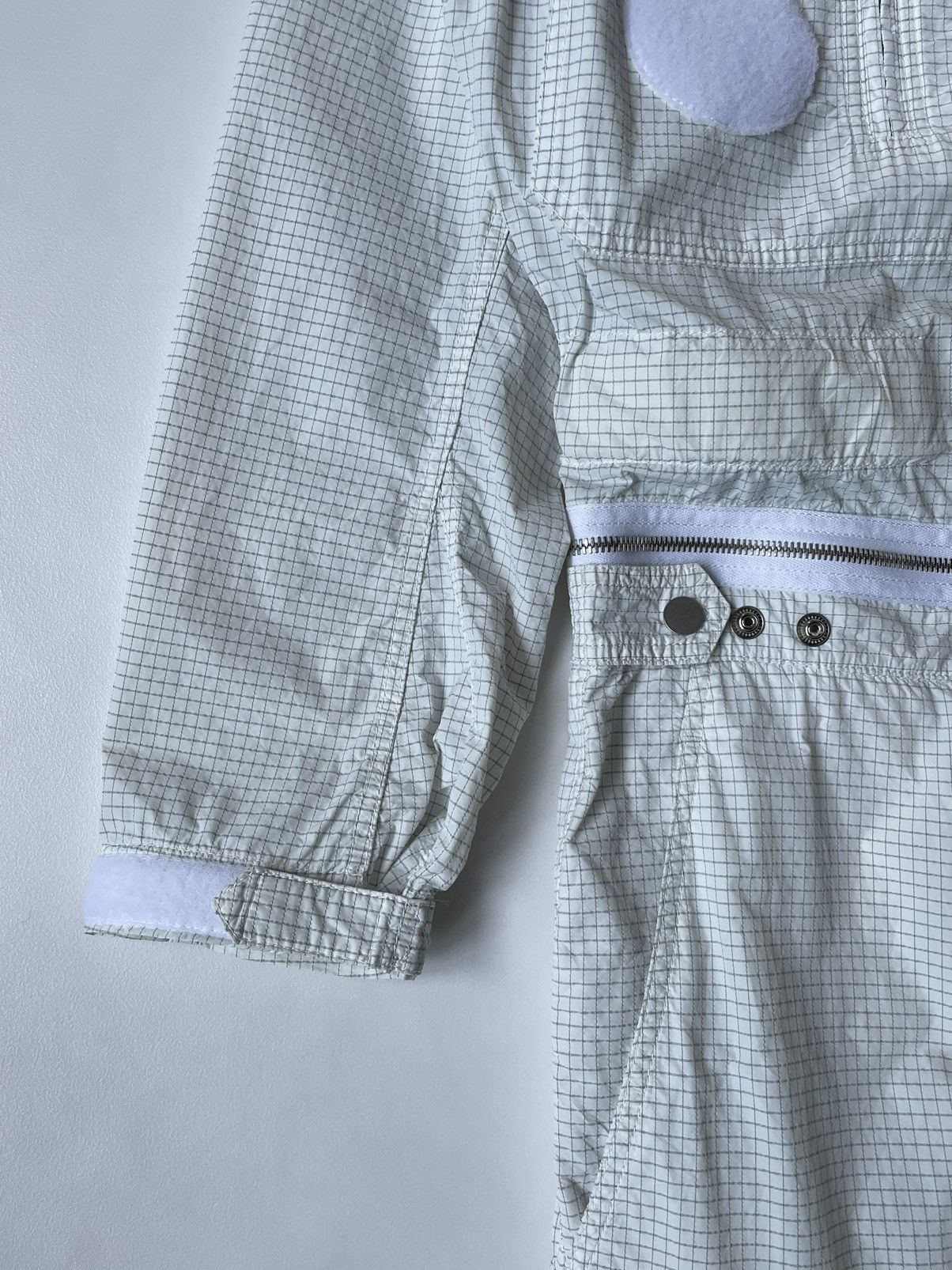 Maison Margiela S/S 19 Grid Check Nylon Flight Suit / Boiler Suit Size US S / EU 44-46 / 1 - 7 Thumbnail