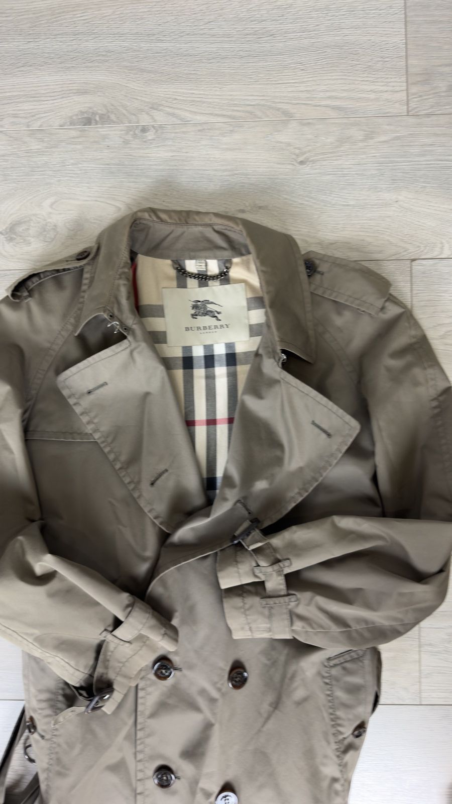 Burberry Burberry Middle length Belted Trench Size US XL / EU 56 / 4 - 6 Thumbnail
