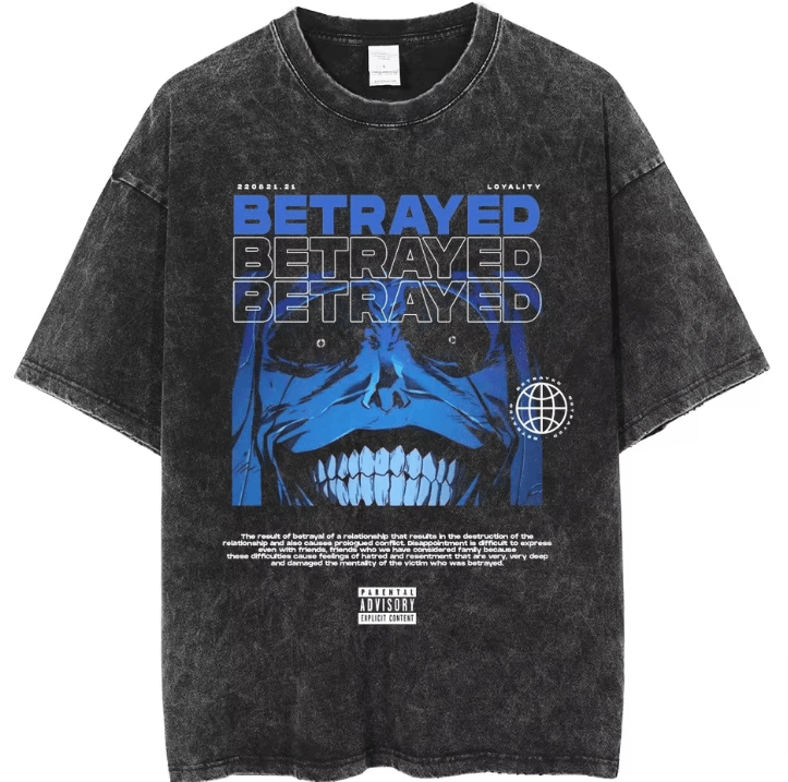 Japanese Brand × Vintage "Betrayed-L" T-shirt Size US L / EU 52-54 / 3 - 1 Thumbnail